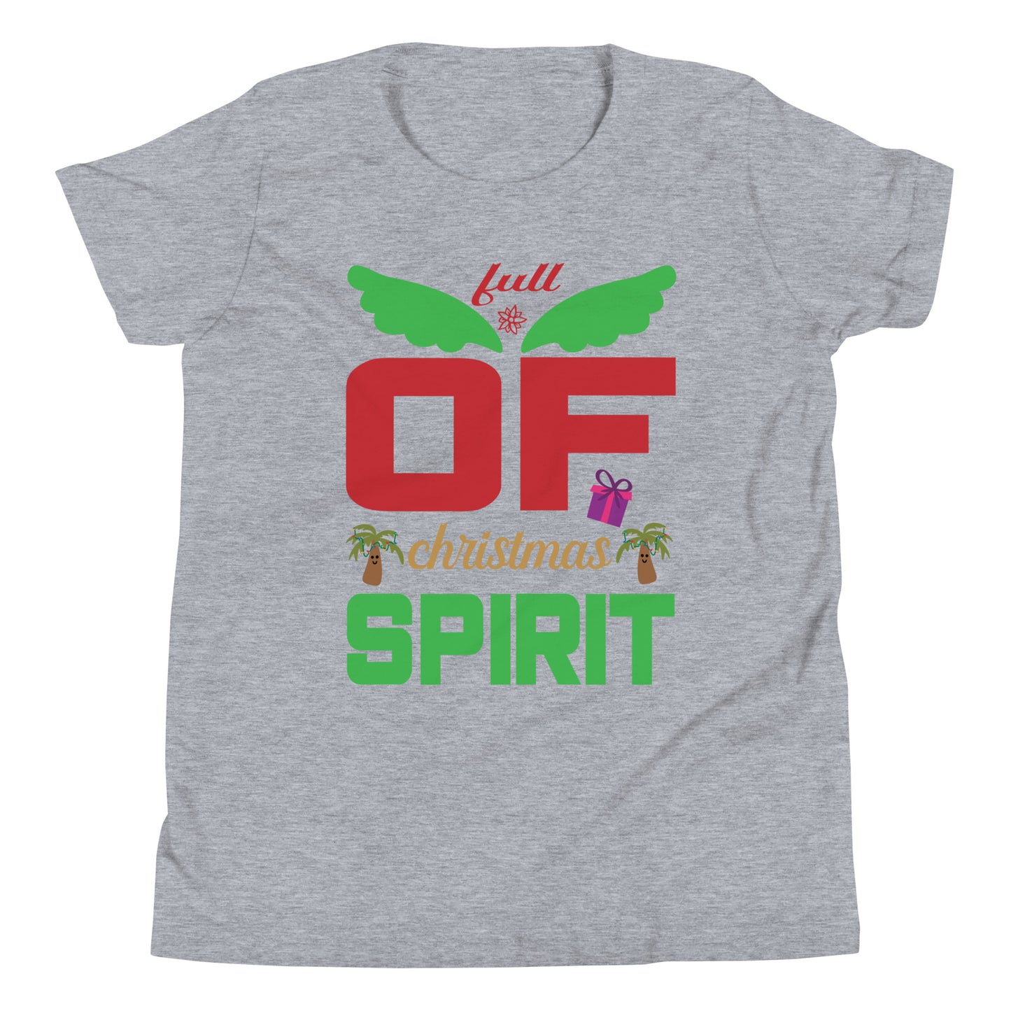 Full Of Christmas Spirit - Youth Short Sleeve T-Shirt