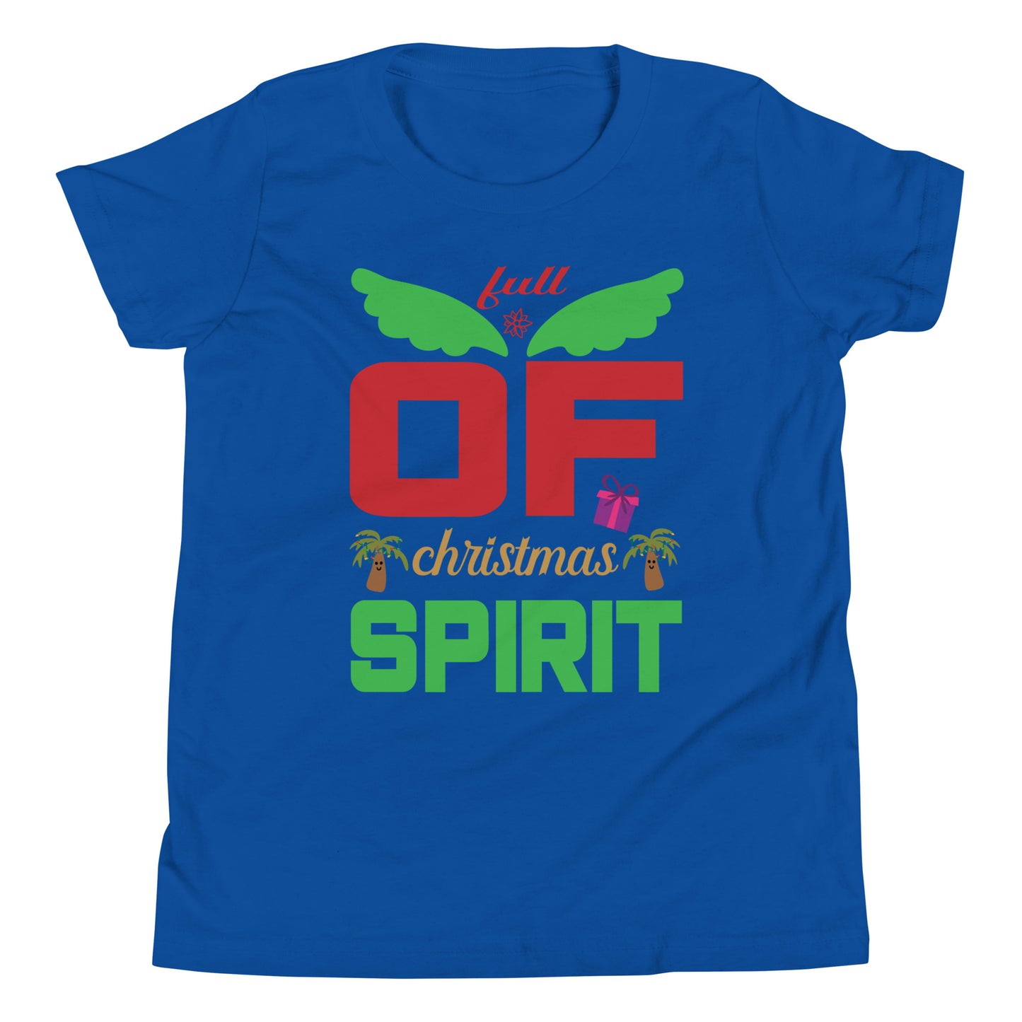 Full Of Christmas Spirit - Youth Short Sleeve T-Shirt