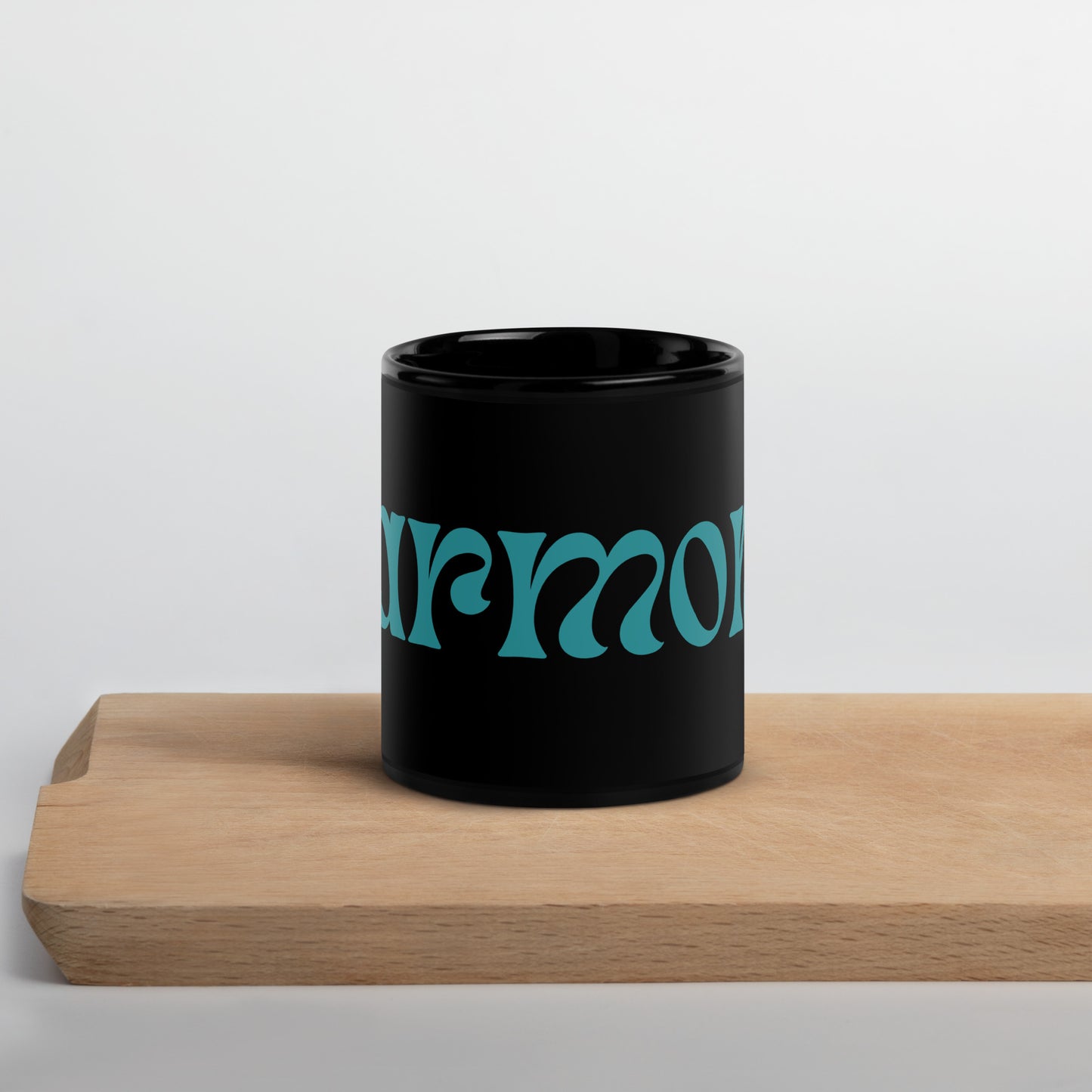 HARMONY - Black Glossy Mug