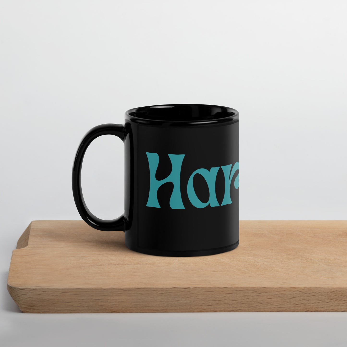 HARMONY - Black Glossy Mug