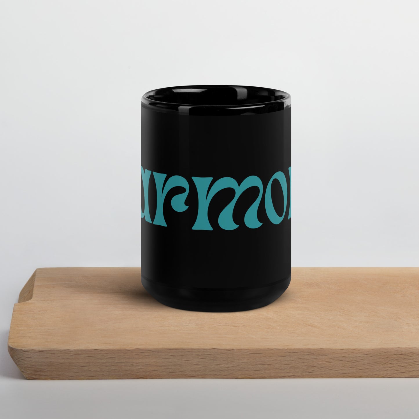 HARMONY - Black Glossy Mug