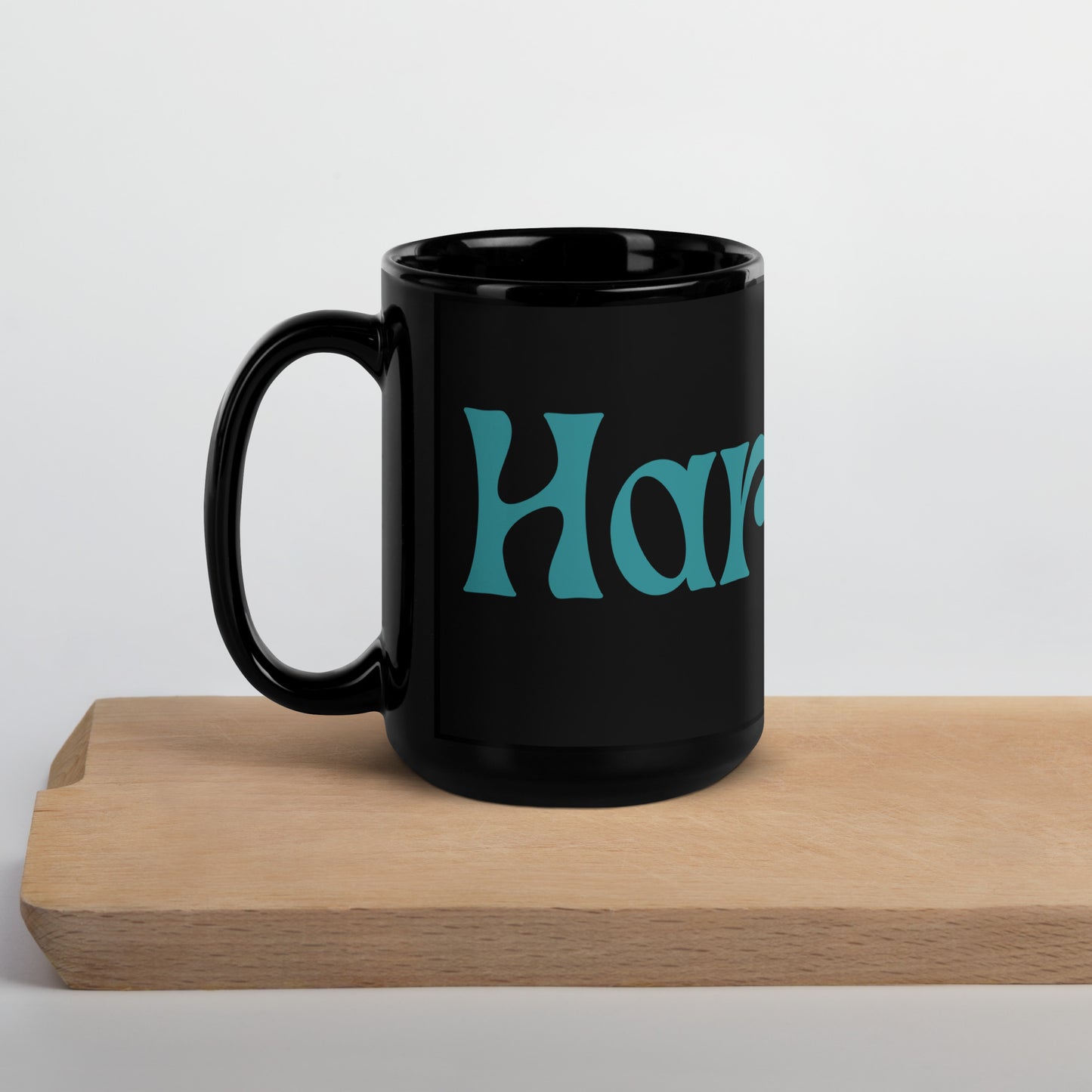 HARMONY - Black Glossy Mug