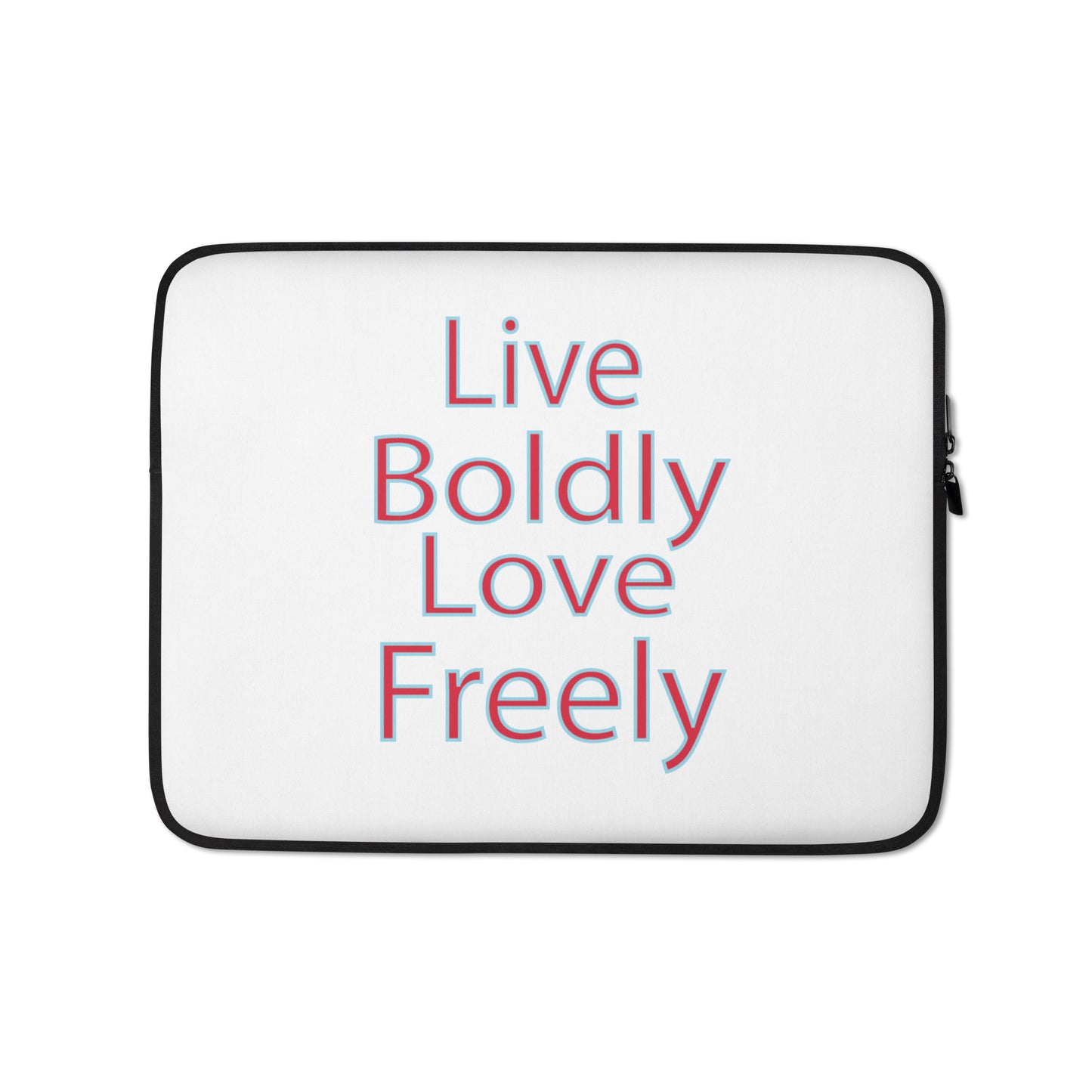 Live-Boldly-Love-Freely - Laptop Sleeve