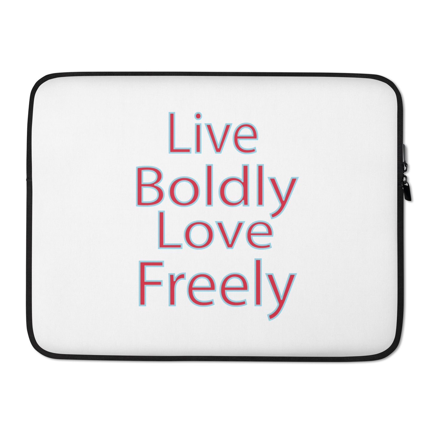 Live-Boldly-Love-Freely - Laptop Sleeve