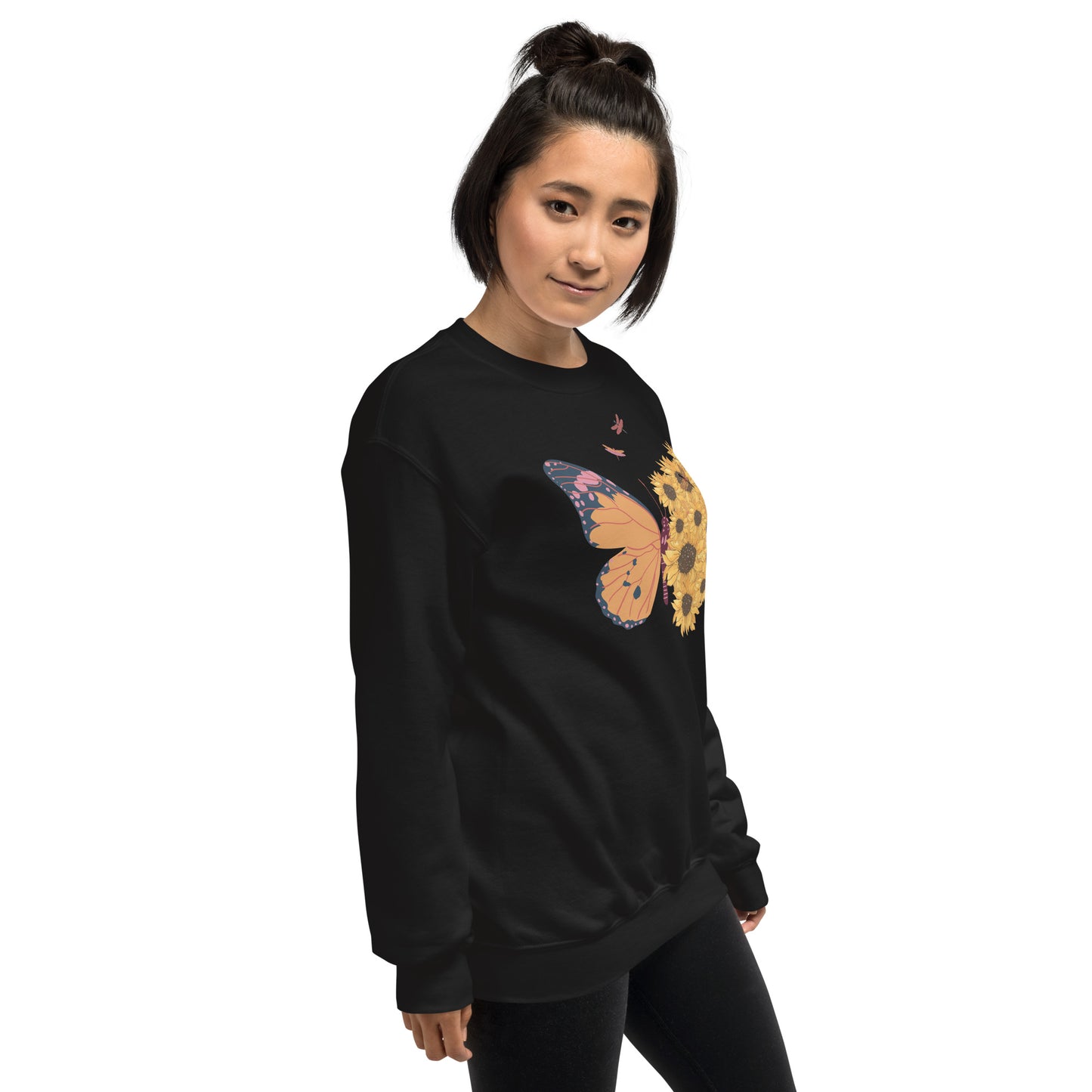 Butterfly And Sunflowers - Unisex Sweatshirt