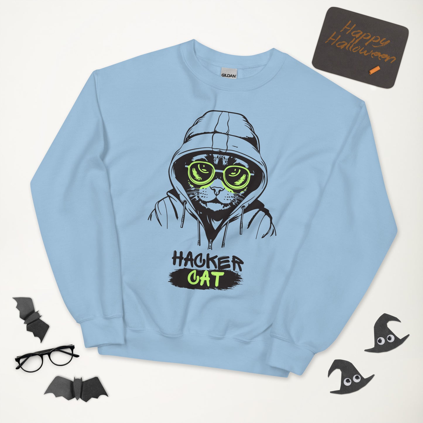 Hacker Cat - Unisex Sweatshirt