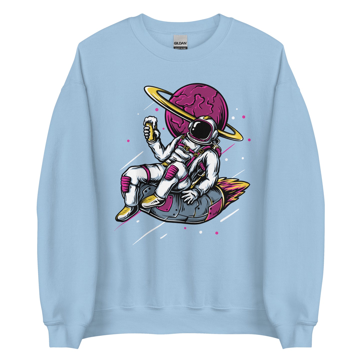 Ice-cream And Astronaut In Space - Unisex Sweatshirt