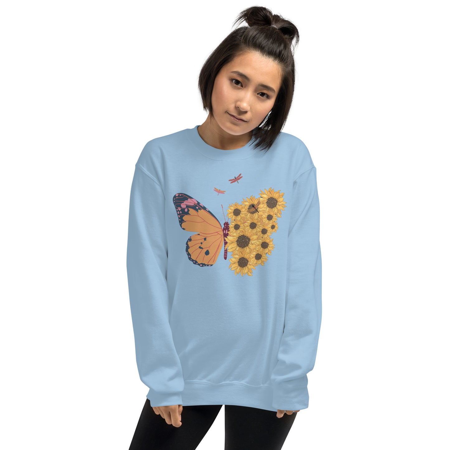 Butterfly And Sunflowers - Unisex Sweatshirt