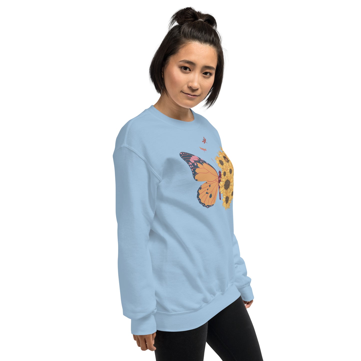 Butterfly And Sunflowers - Unisex Sweatshirt