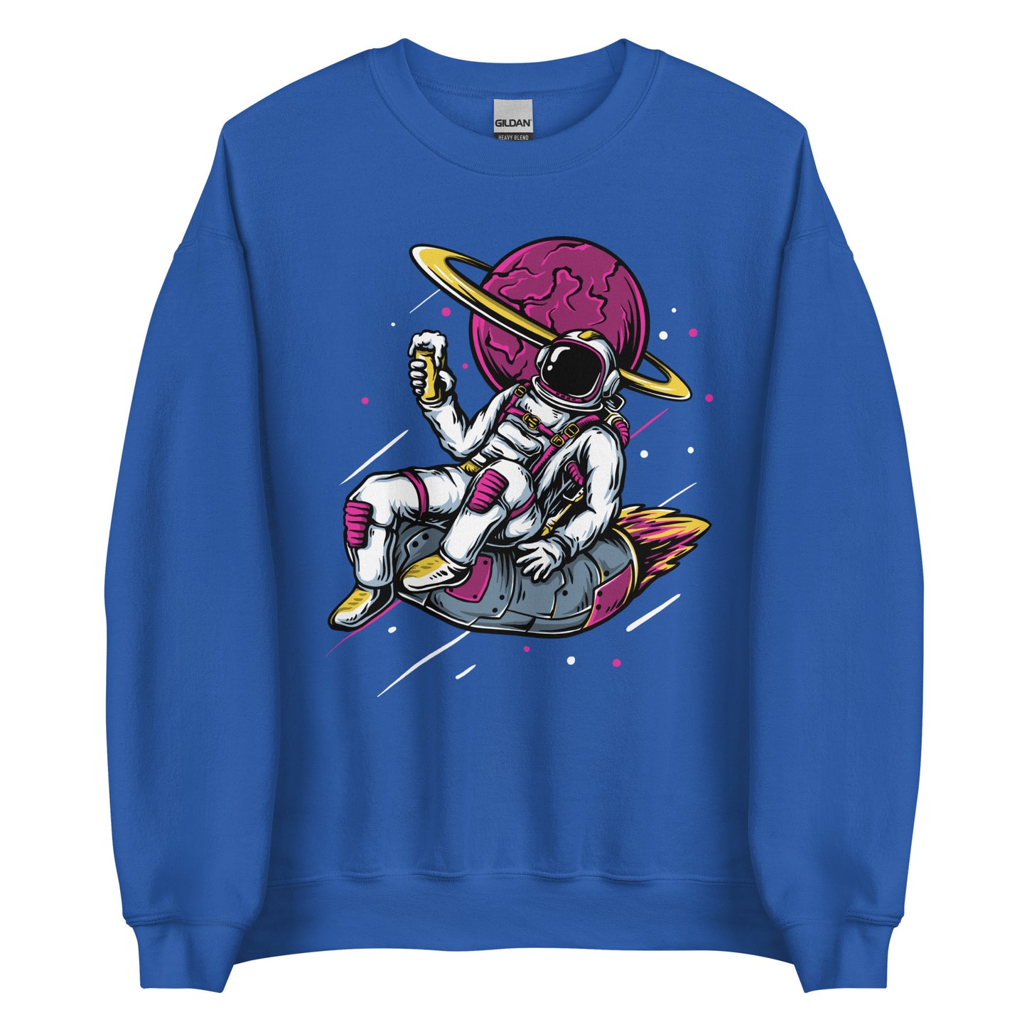 Ice-cream And Astronaut In Space - Unisex Sweatshirt