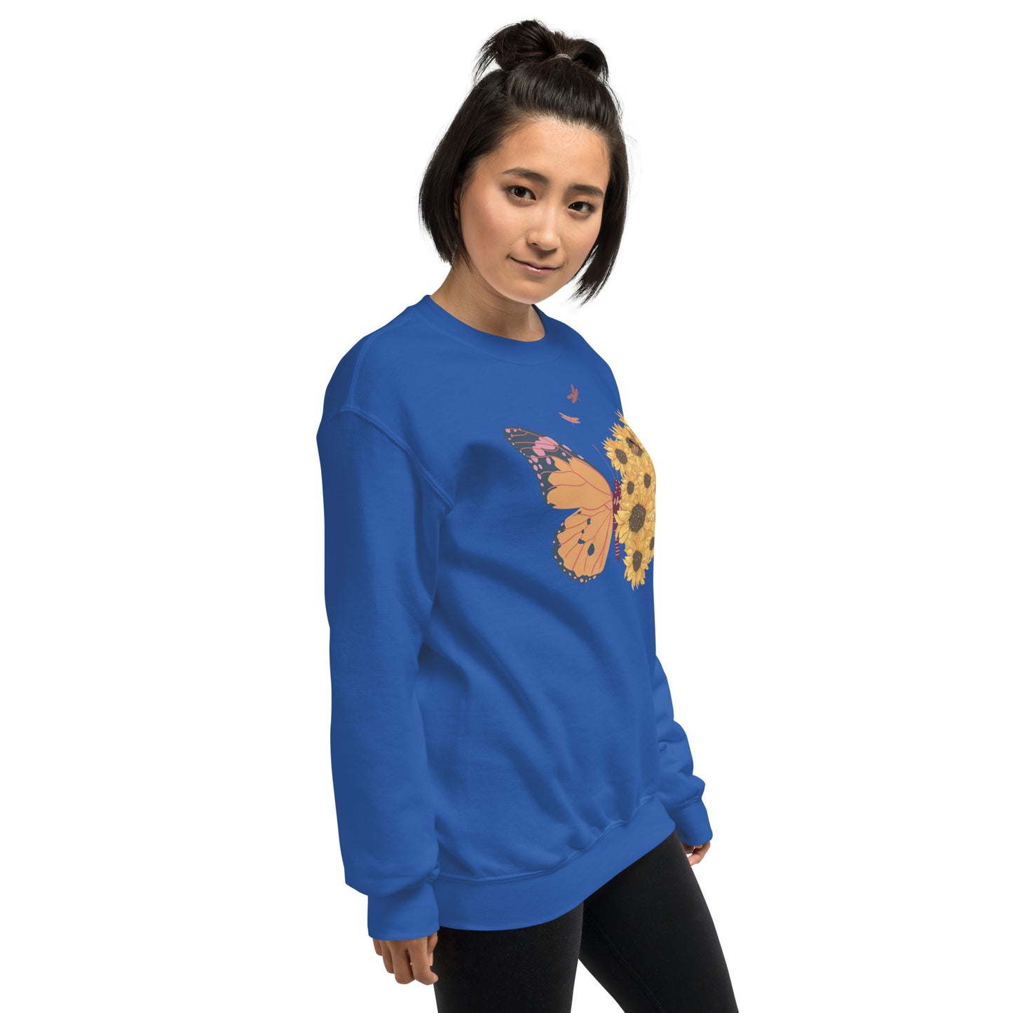 Butterfly And Sunflowers - Unisex Sweatshirt