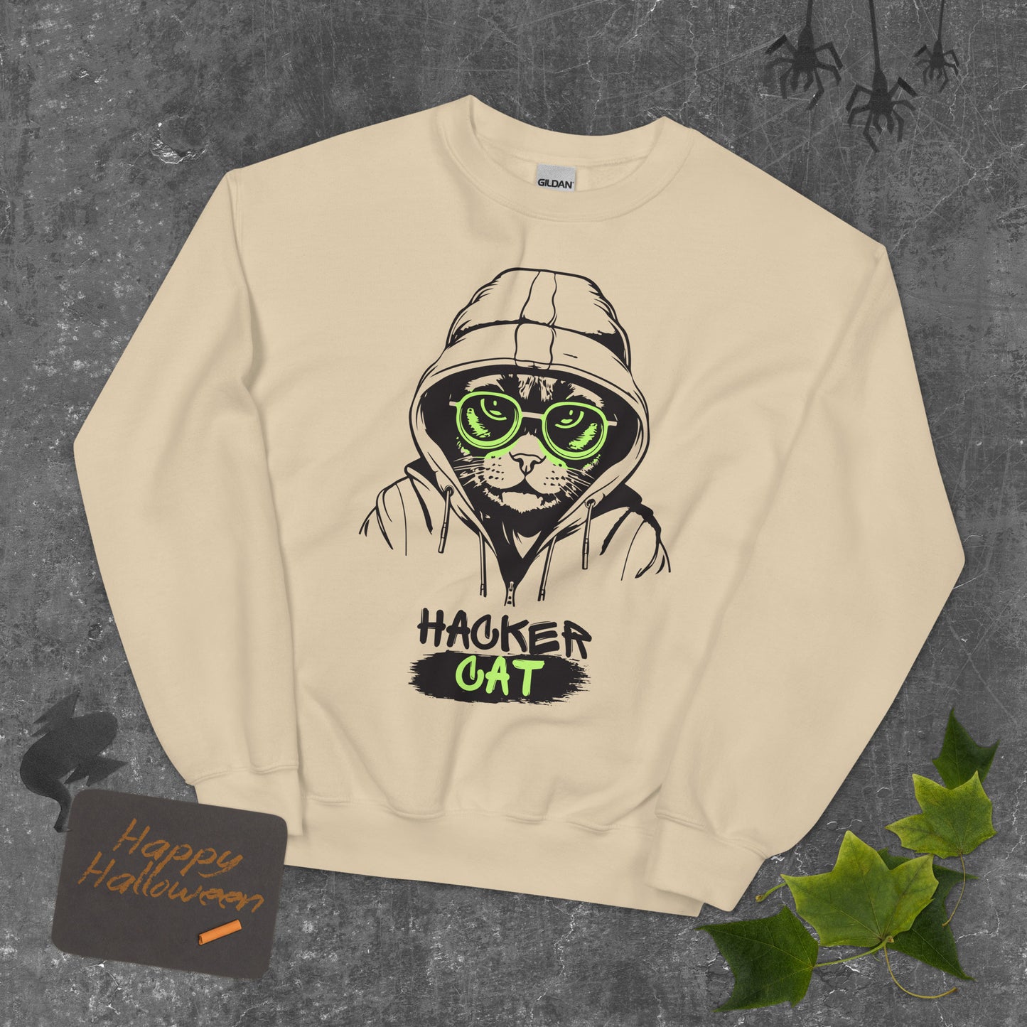 Hacker Cat - Unisex Sweatshirt