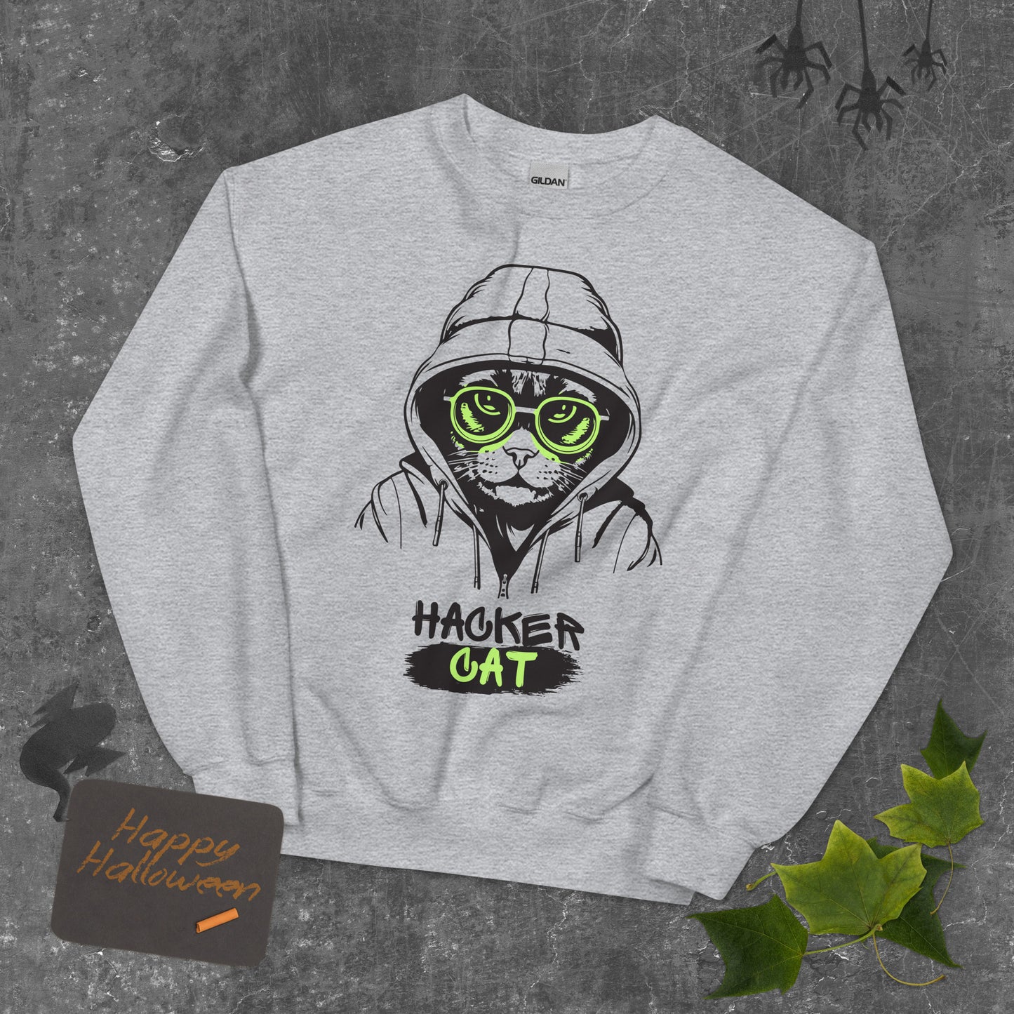 Hacker Cat - Unisex Sweatshirt