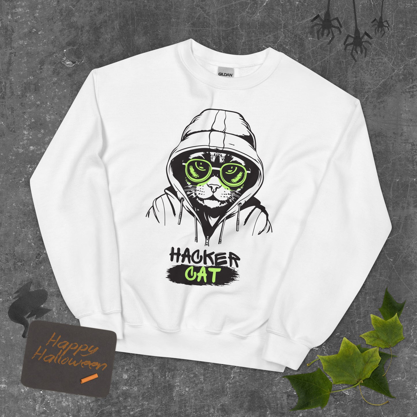 Hacker Cat - Unisex Sweatshirt