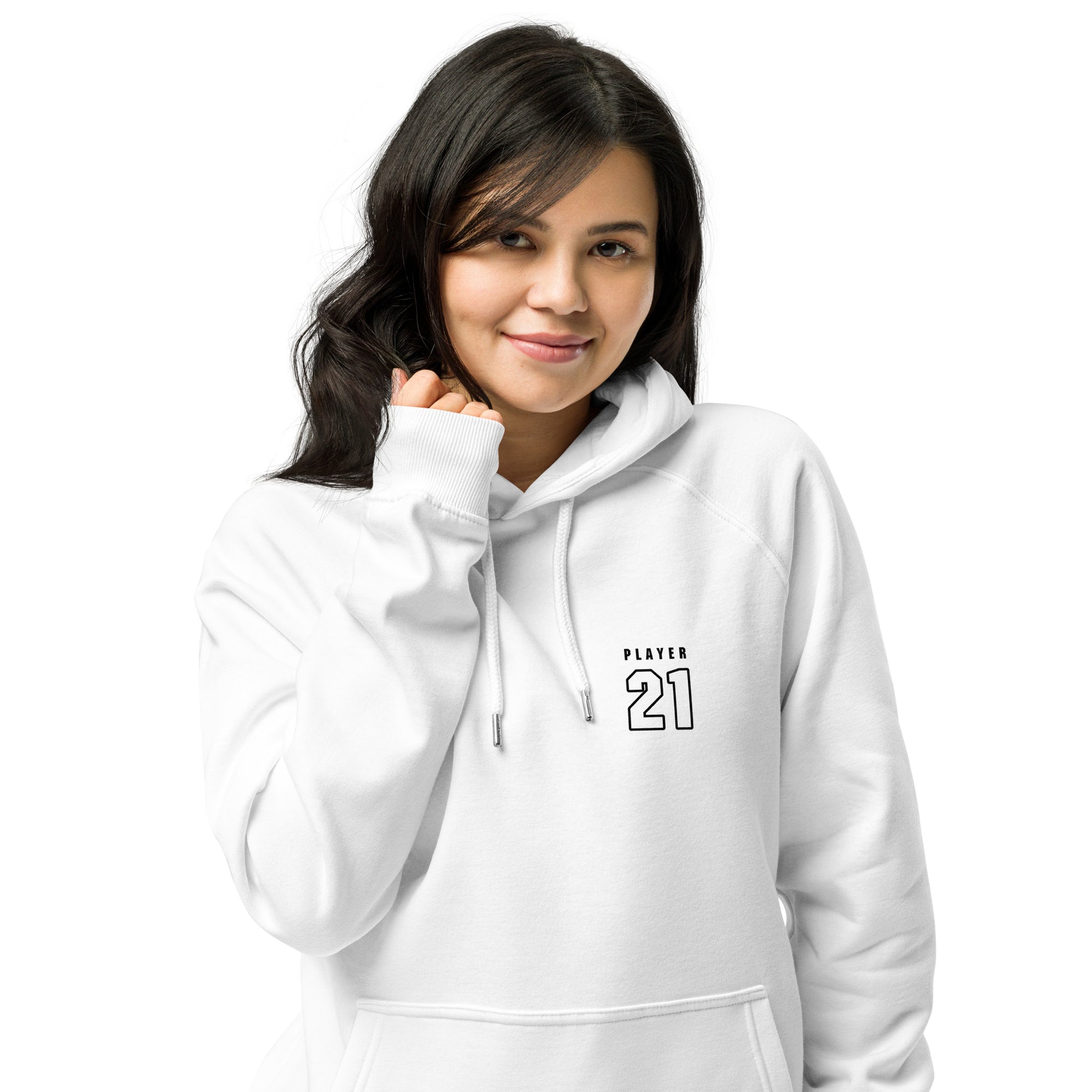 Unisex eco raglan hoodie - SMP Saless