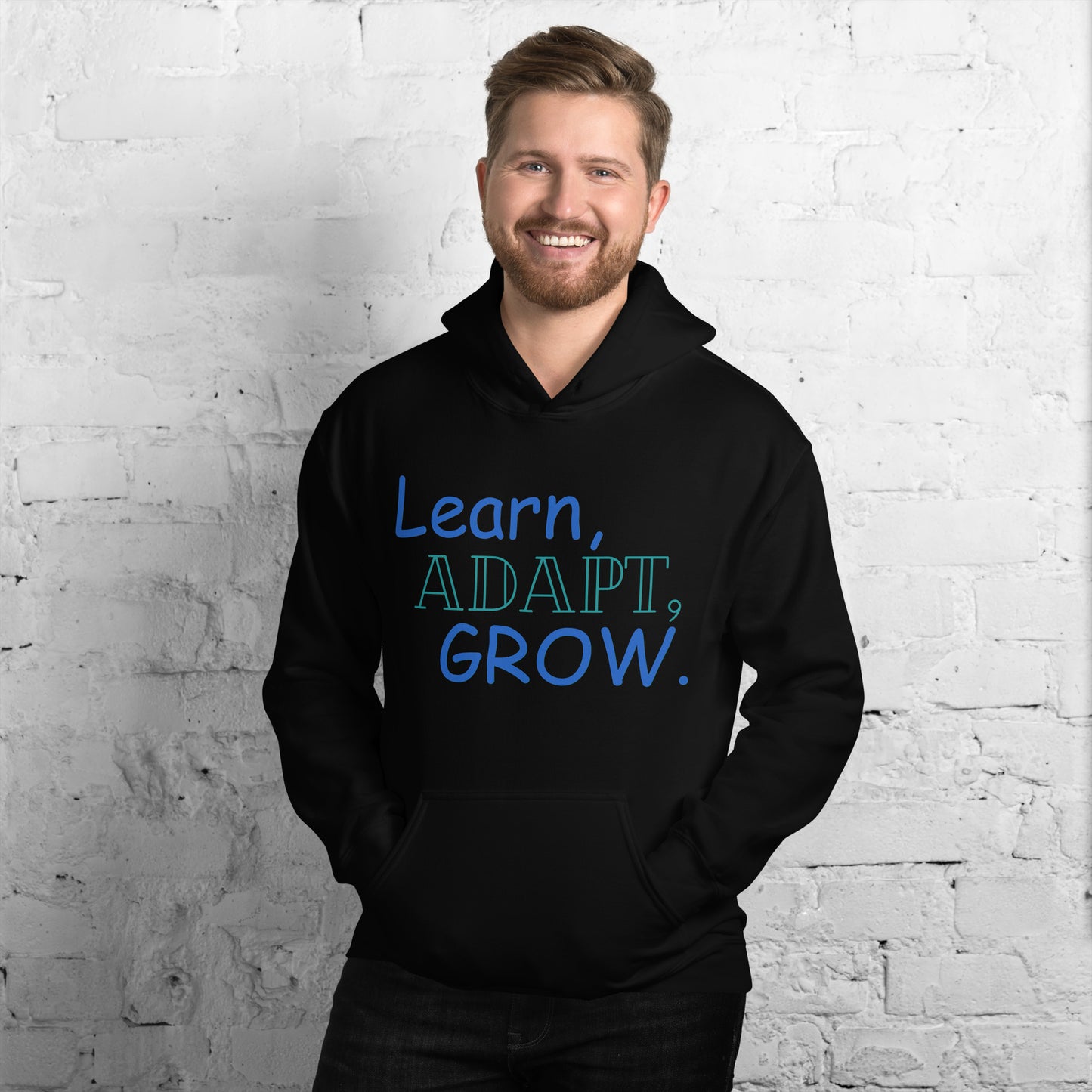 Learn-Adapt-Grow - Unisex Hoodie