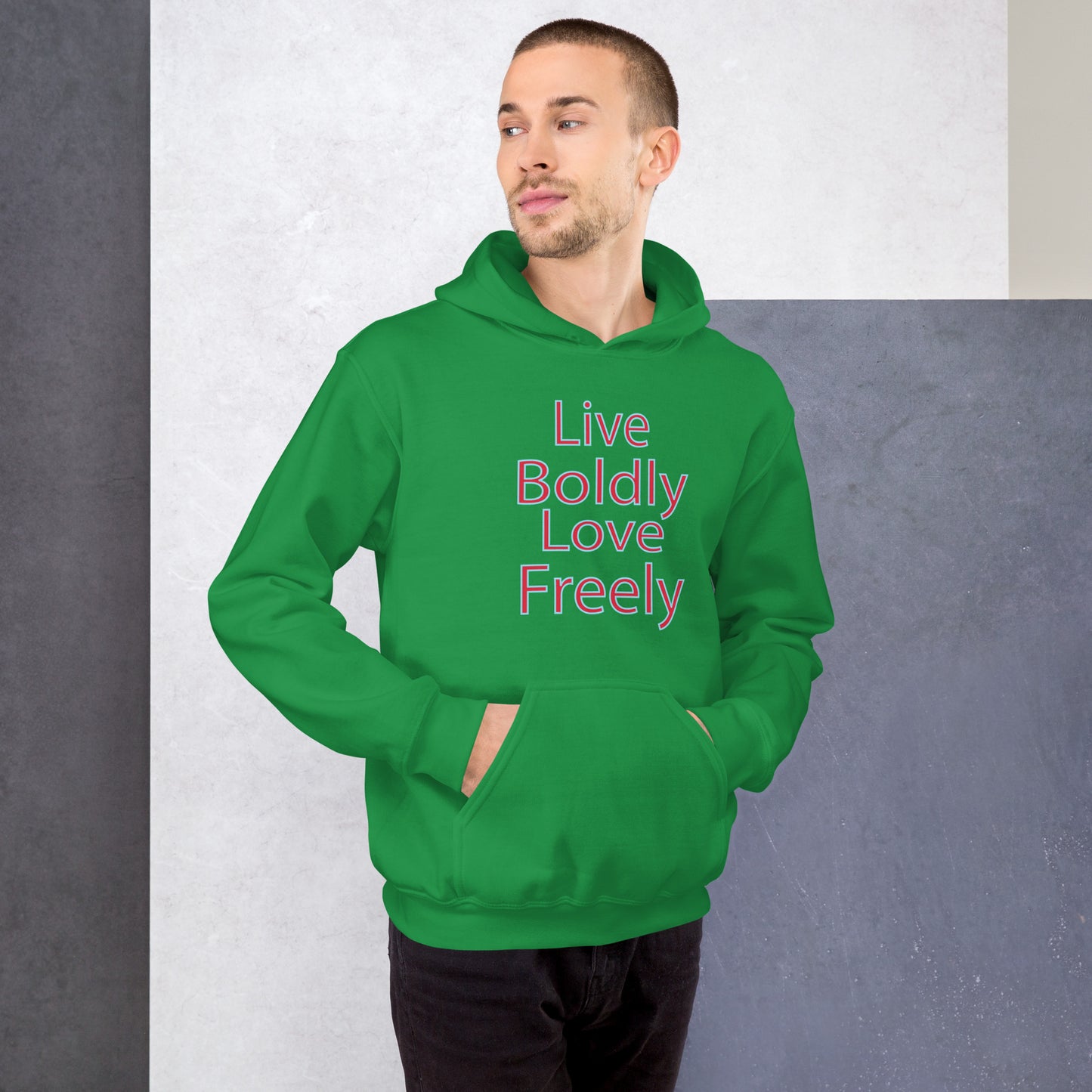 Live-Boldly-Love-Freely - Unisex Hoodie