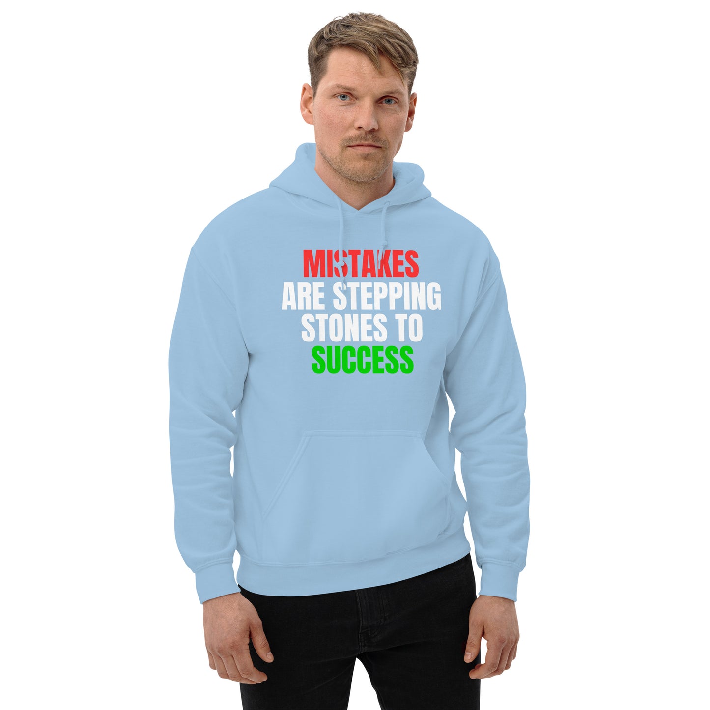 Mistakes-Are-Stepping-Stones-To-Success - Unisex Hoodie