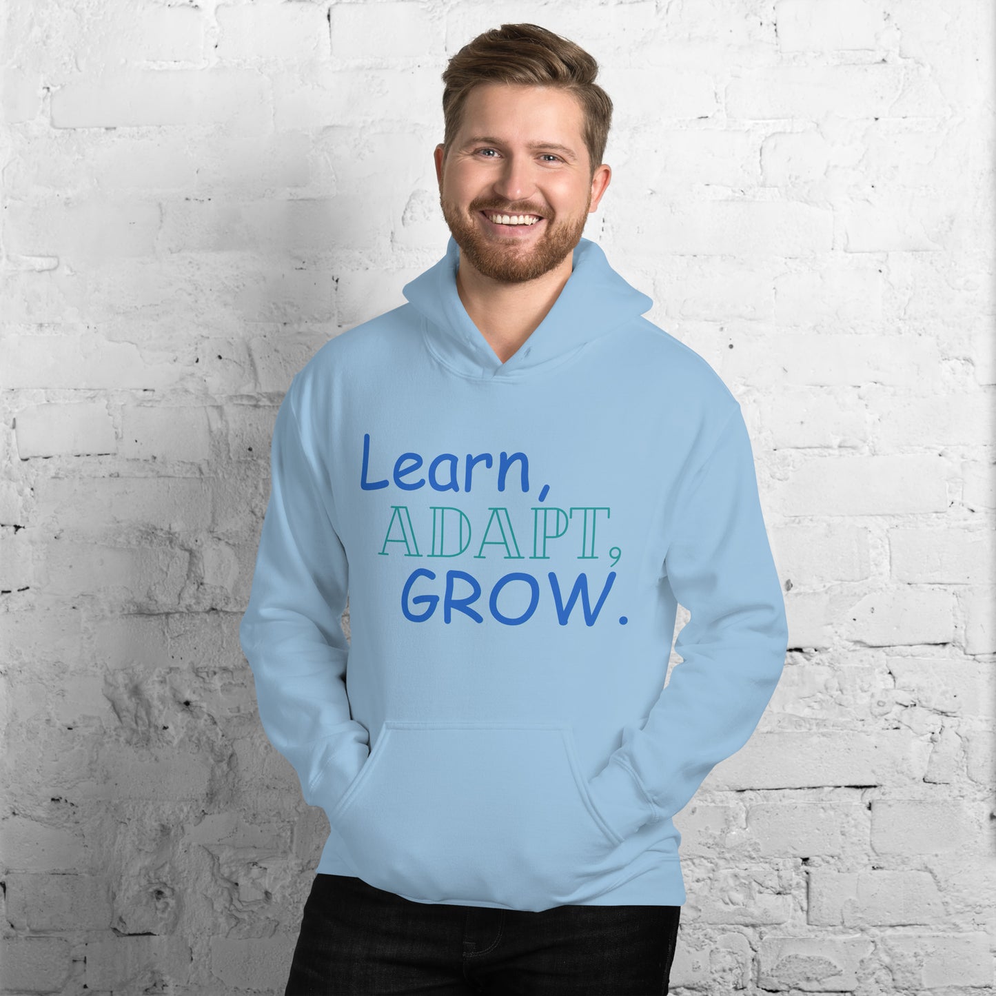 Learn-Adapt-Grow - Unisex Hoodie