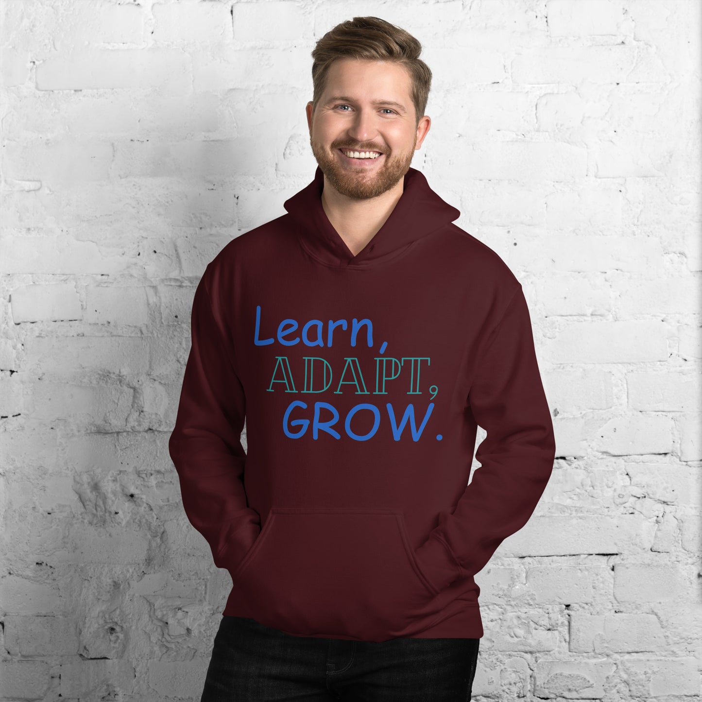 Learn-Adapt-Grow - Unisex Hoodie