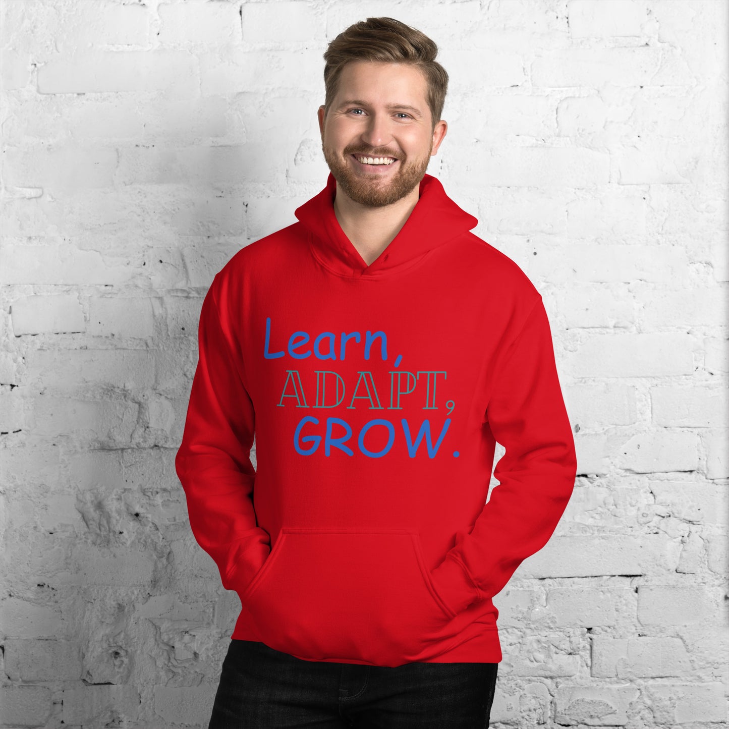 Learn-Adapt-Grow - Unisex Hoodie