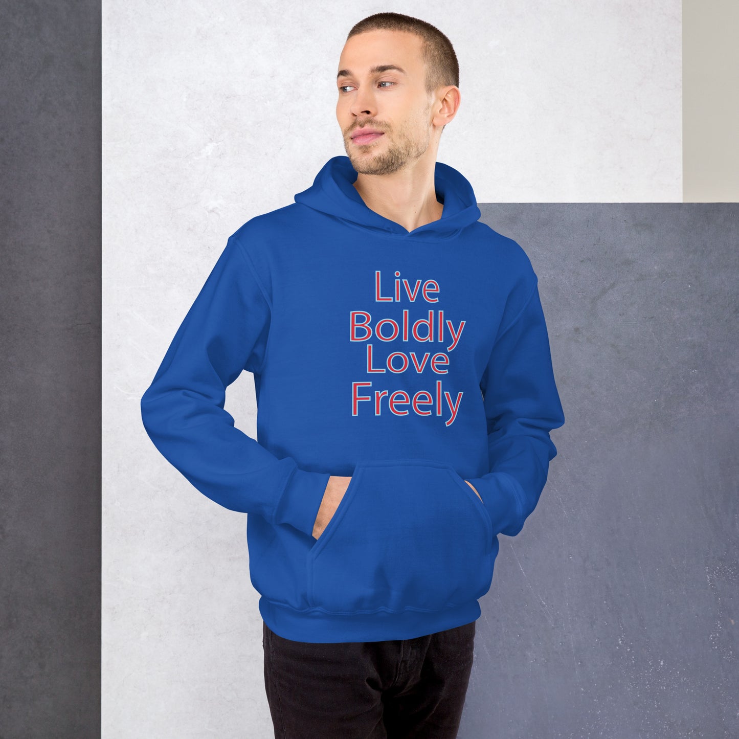 Live-Boldly-Love-Freely - Unisex Hoodie