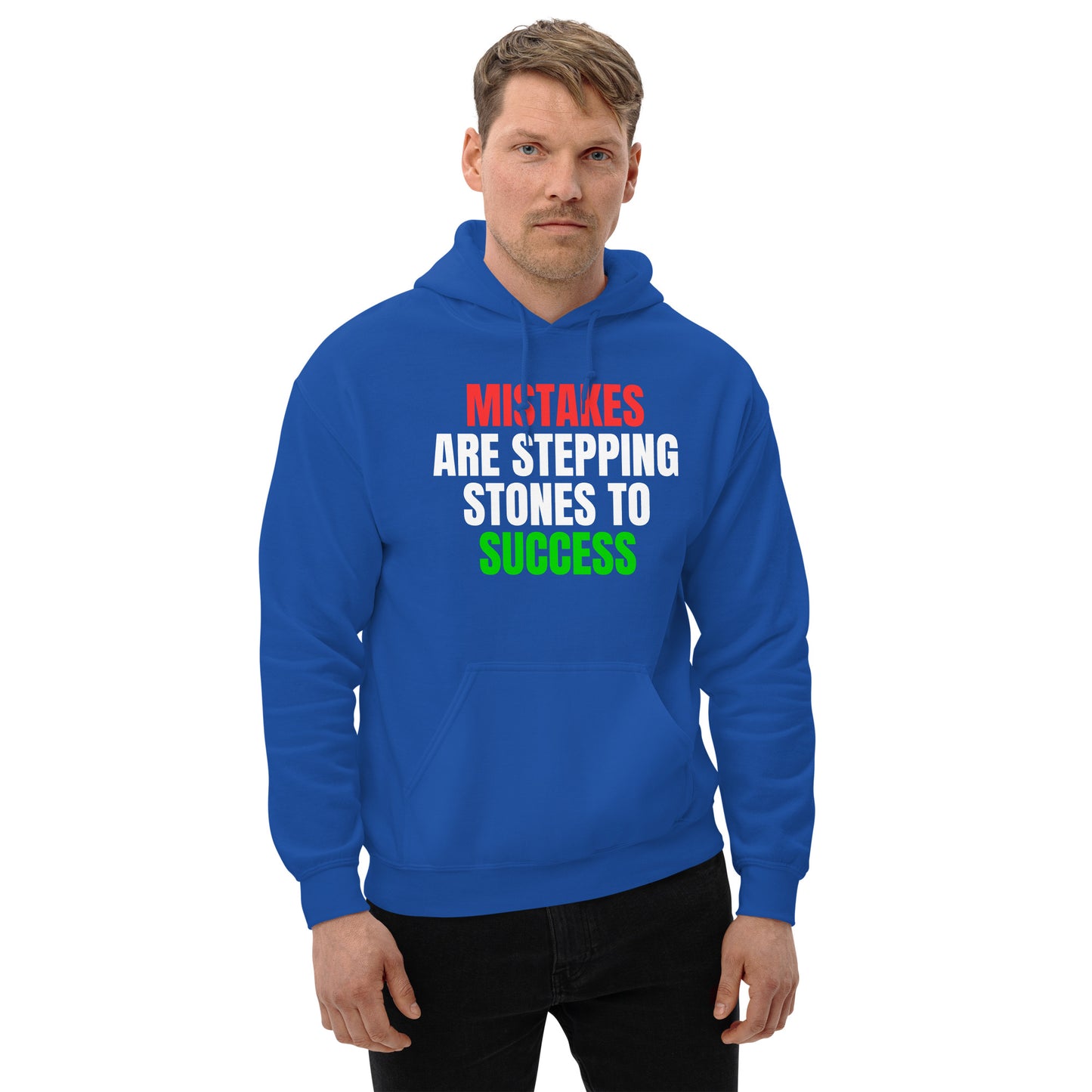 Mistakes-Are-Stepping-Stones-To-Success - Unisex Hoodie