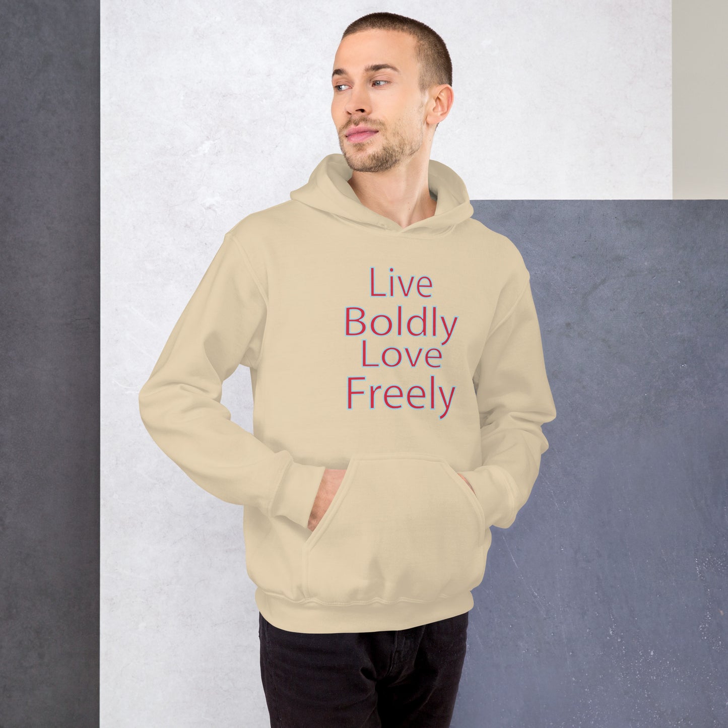 Live-Boldly-Love-Freely - Unisex Hoodie