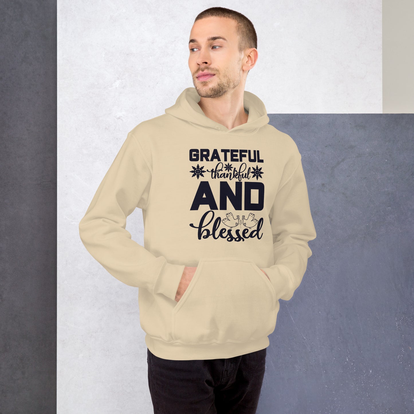 Grateful Thankful And Blessed - Unisex Hoodie