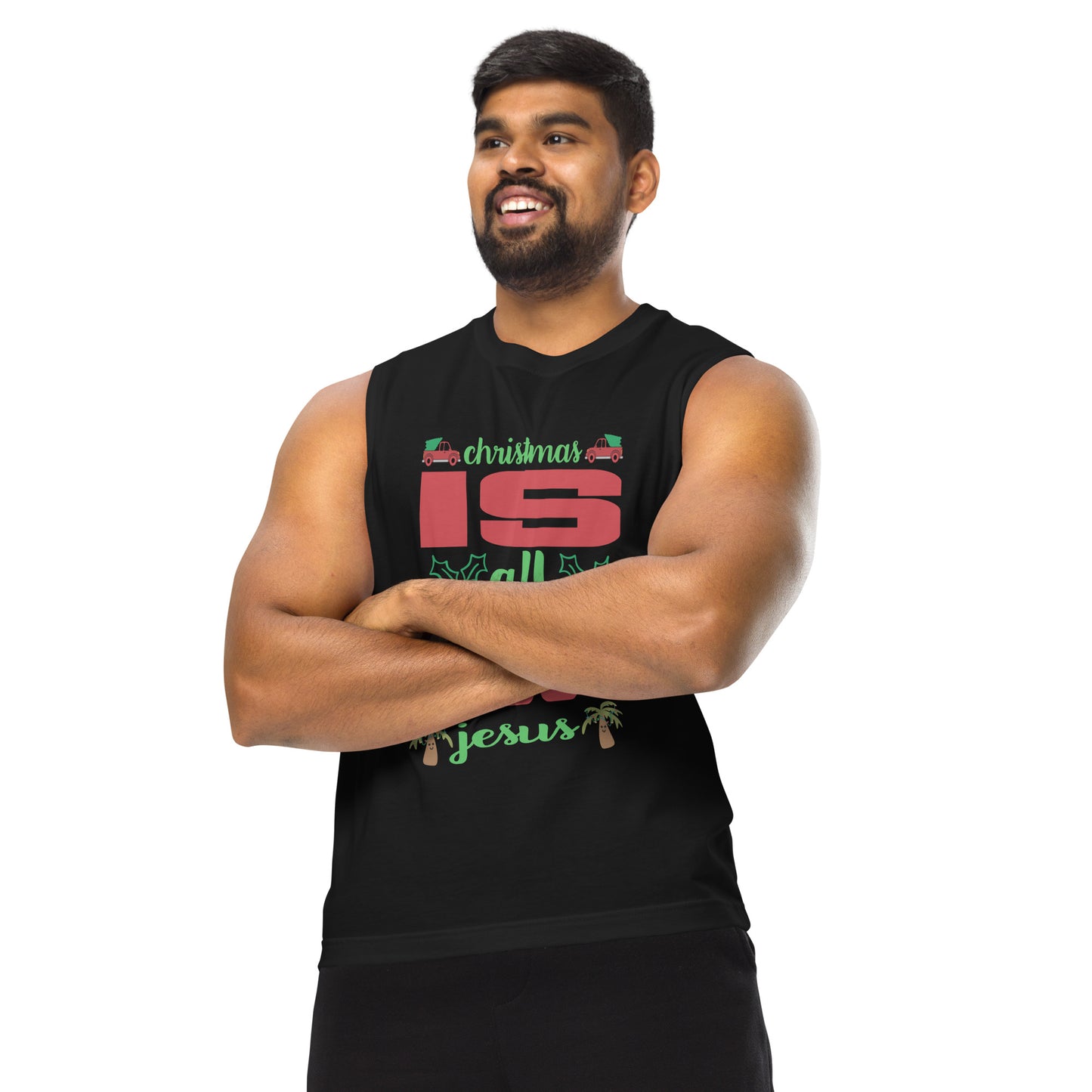 Christmas Is All About Jesus - Muscle Shirt