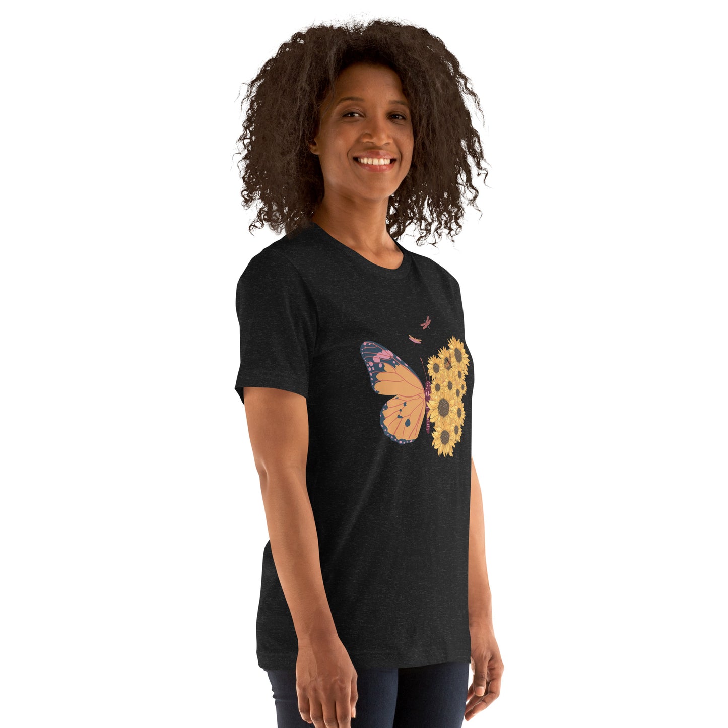 Butterfly And Sunflower - Unisex t-shirt