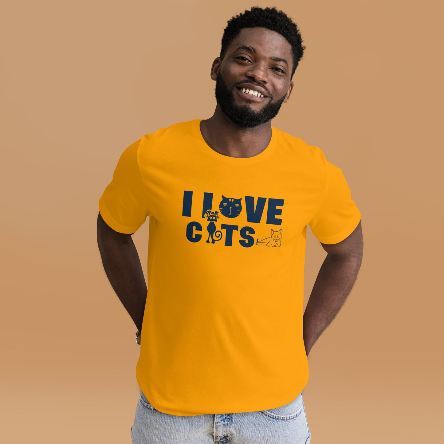 I love Cats - Unisex t-shirt