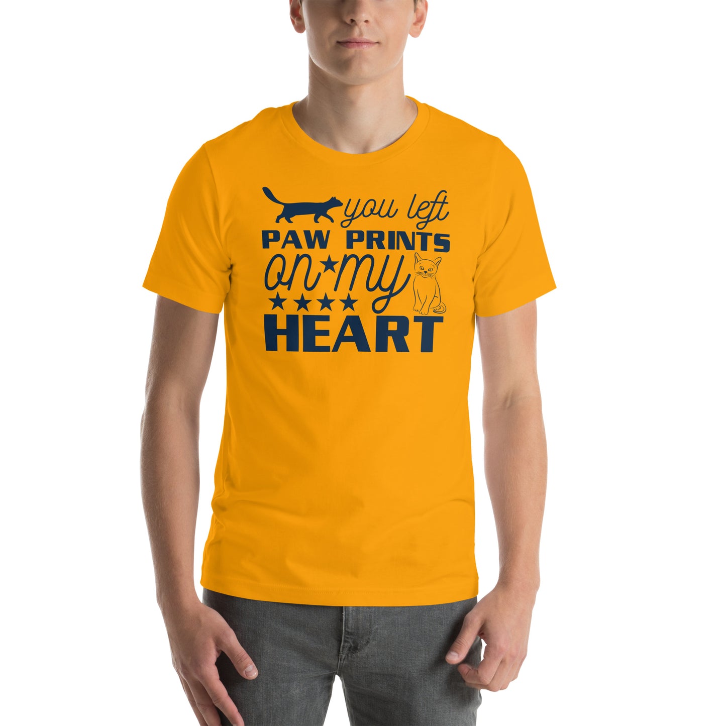 You Left Paw Prints On My Heart - Unisex t-shirt