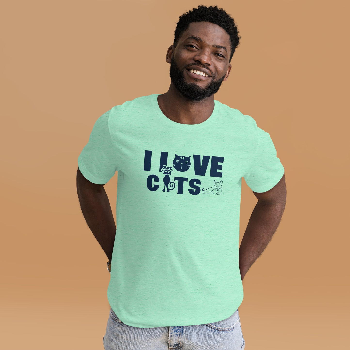 I love Cats - Unisex t-shirt