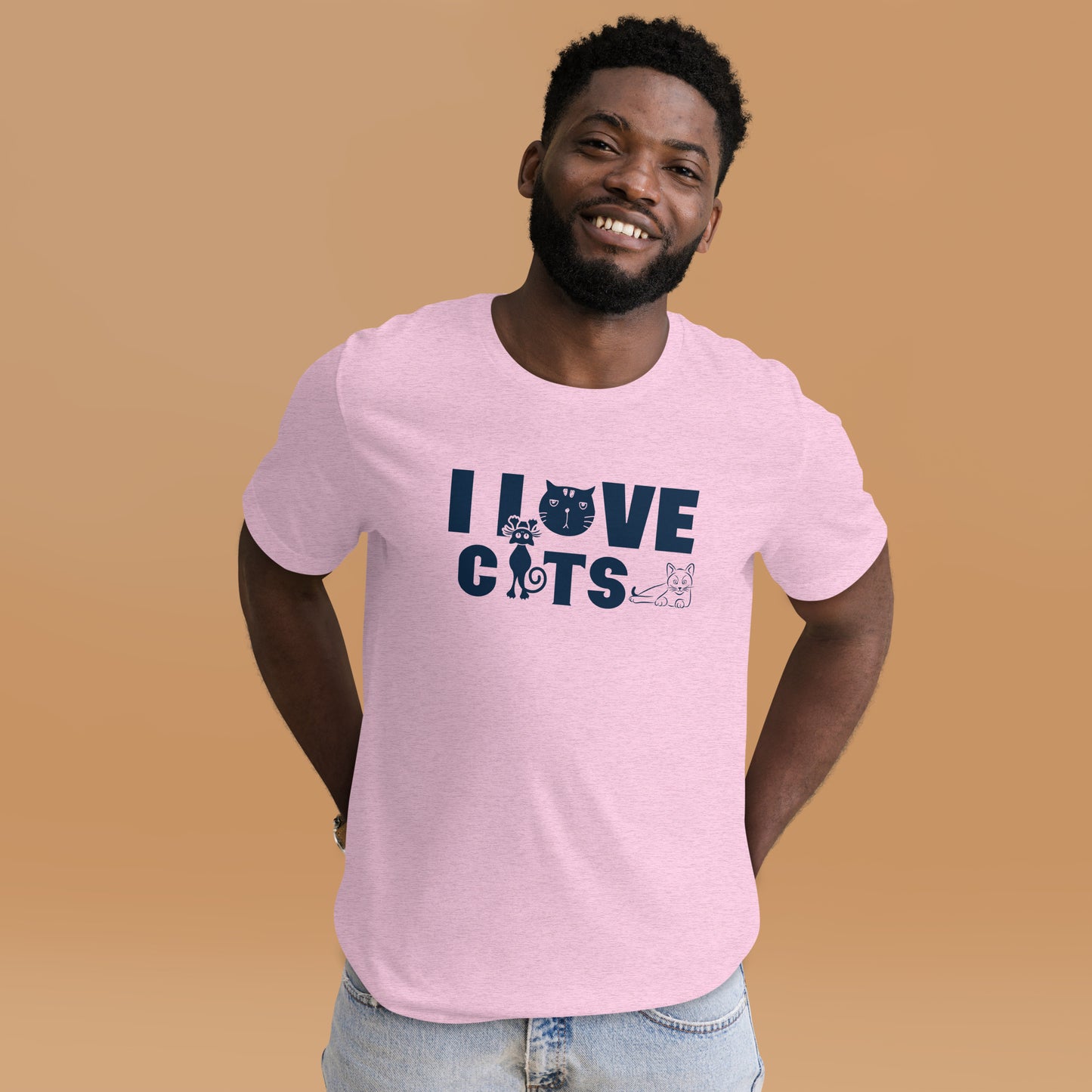 I love Cats - Unisex t-shirt