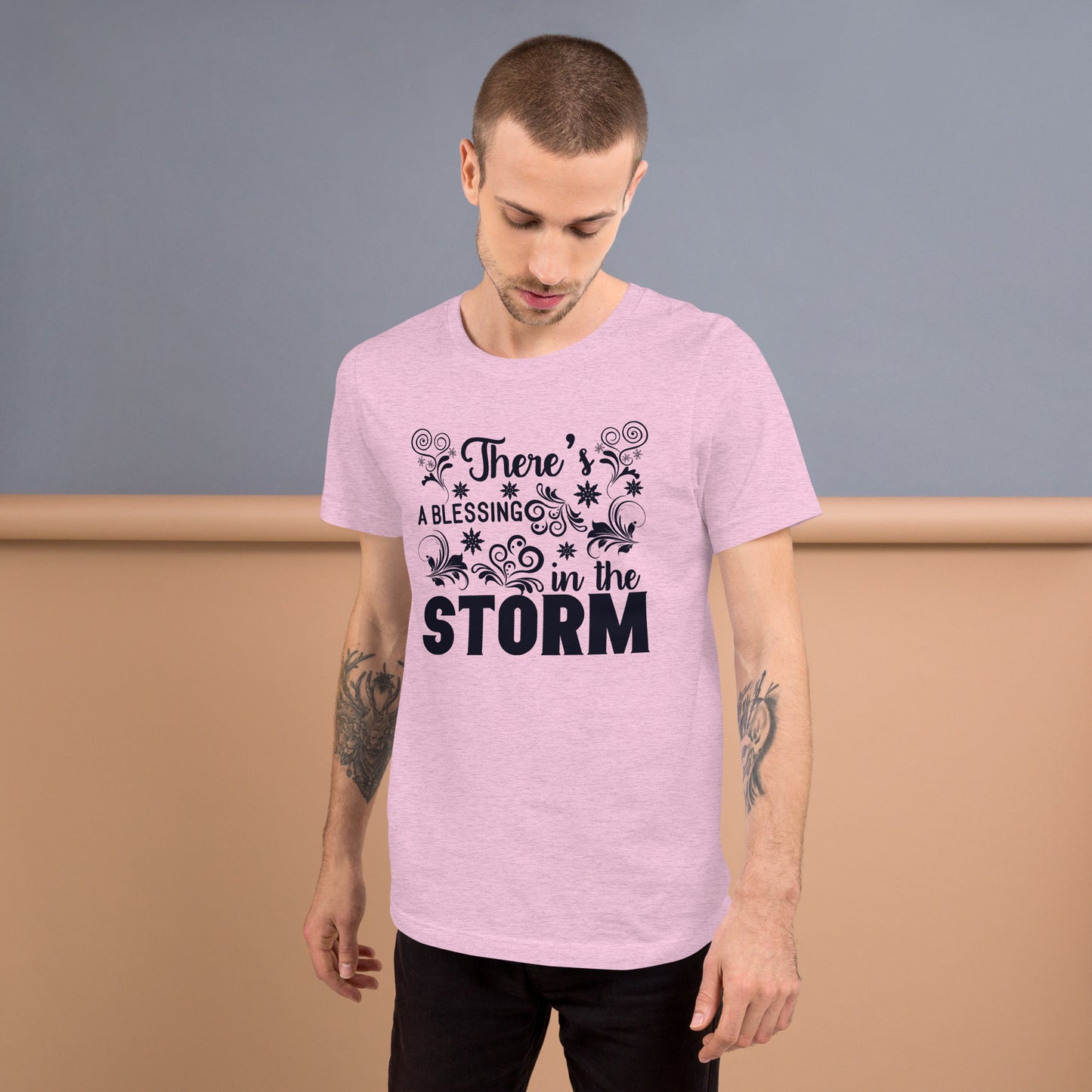 There's A Blessing In The Storm - Unisex t-shirt