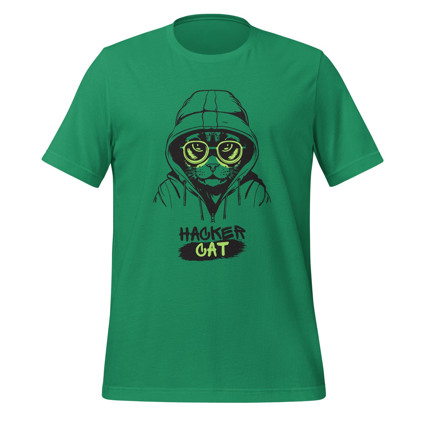 Hacker Cat - Unisex t-shirt