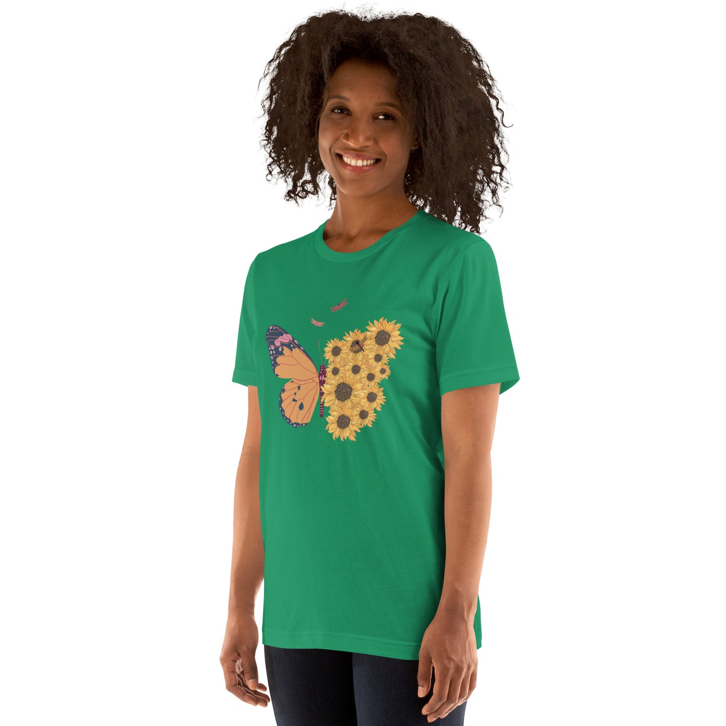 Butterfly And Sunflower - Unisex t-shirt