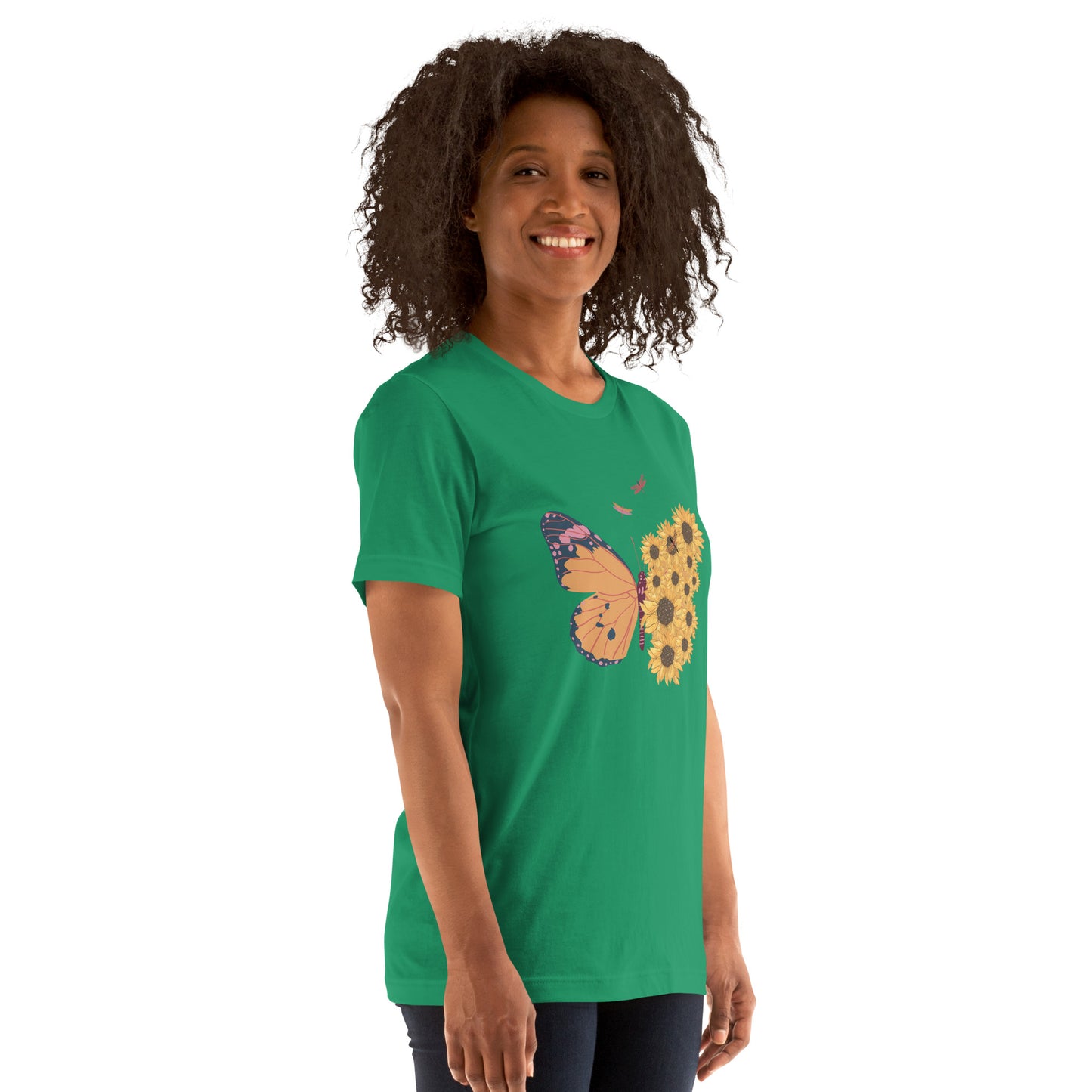 Butterfly And Sunflower - Unisex t-shirt