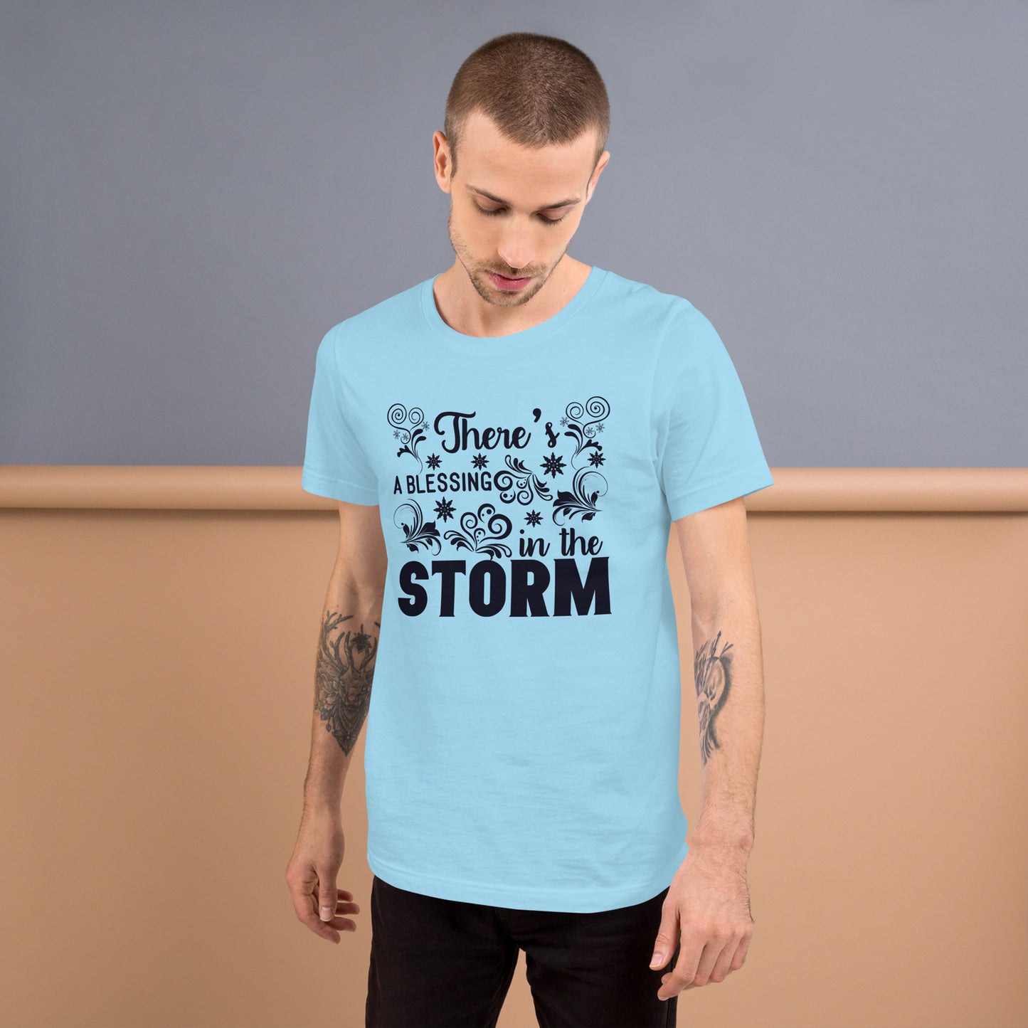 There's A Blessing In The Storm - Unisex t-shirt