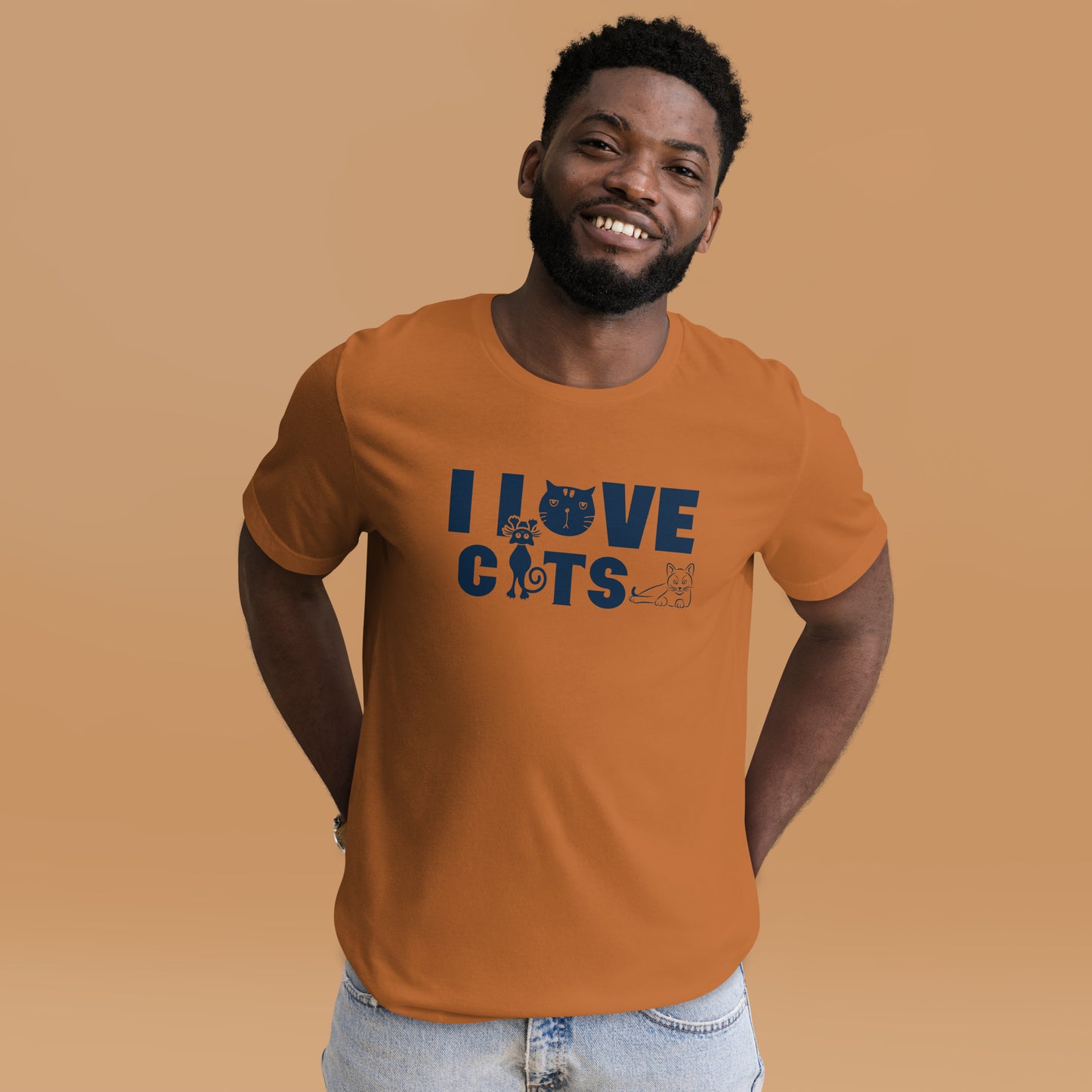 I love Cats - Unisex t-shirt