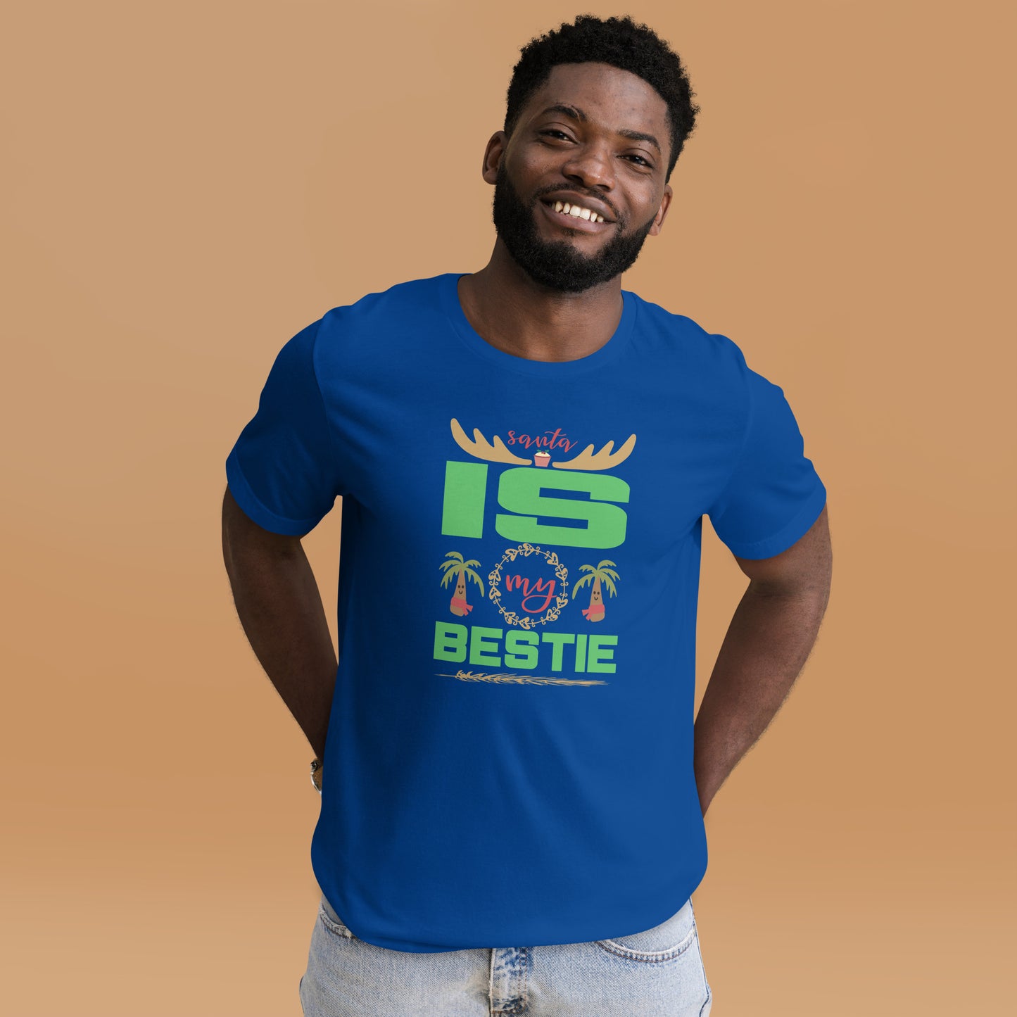 Santa Is My Bestie - Unisex t-shirt