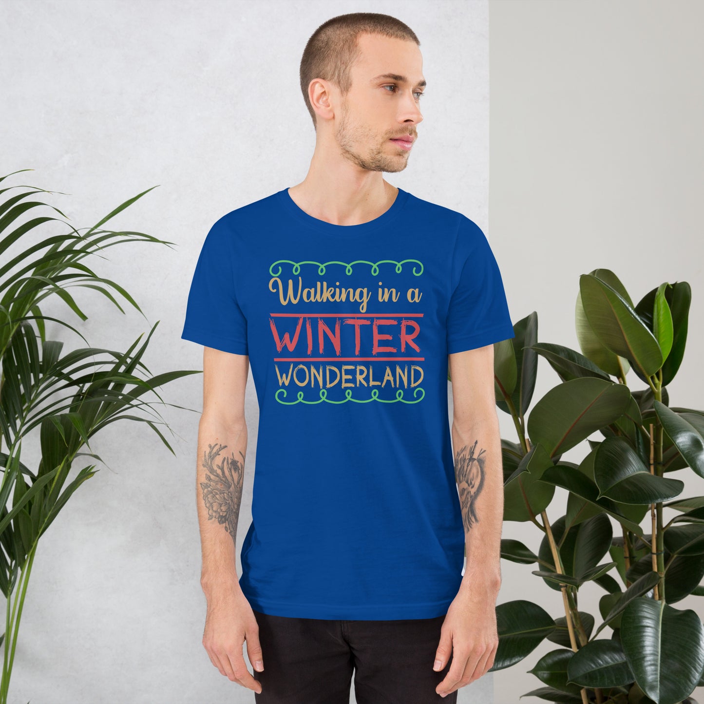 Walking In a Winter Wonderland - Unisex t-shirt