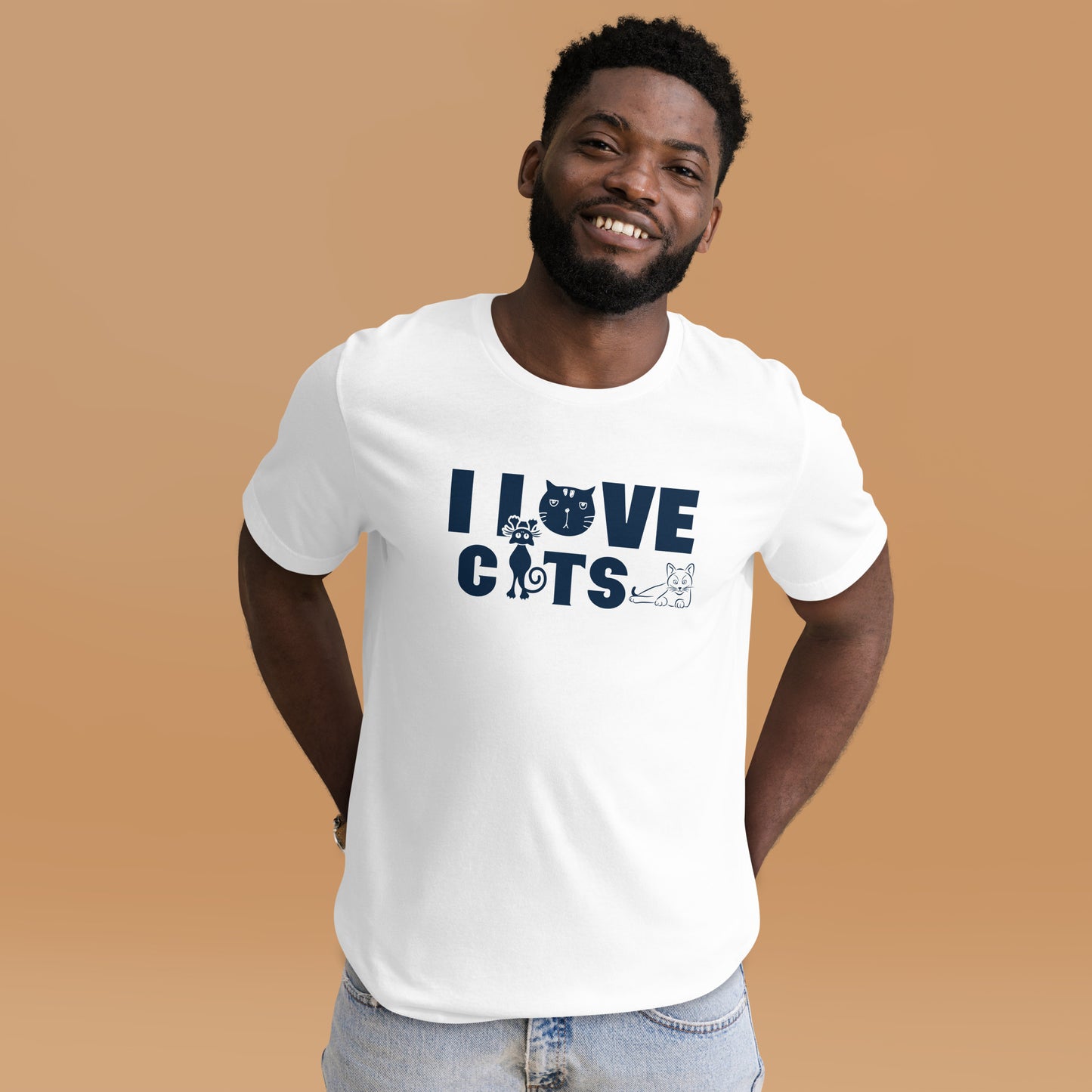 I love Cats - Unisex t-shirt