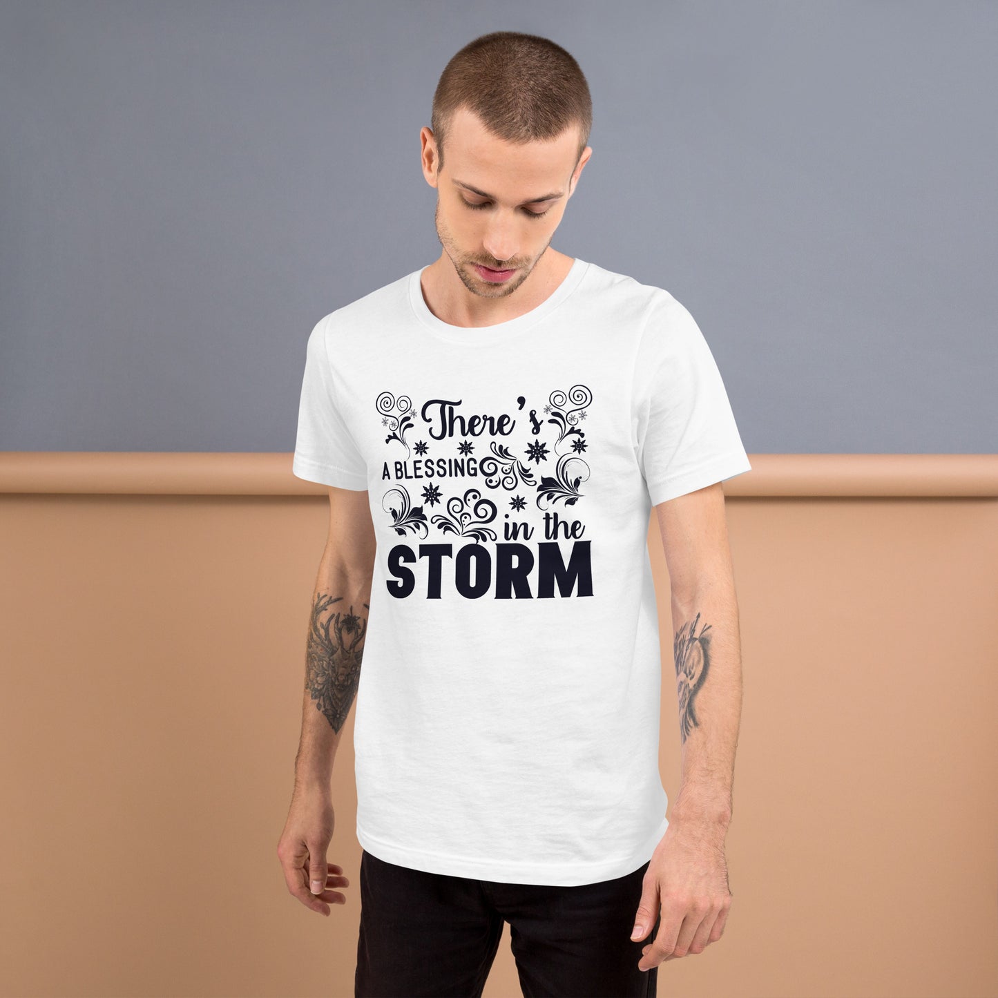 There's A Blessing In The Storm - Unisex t-shirt