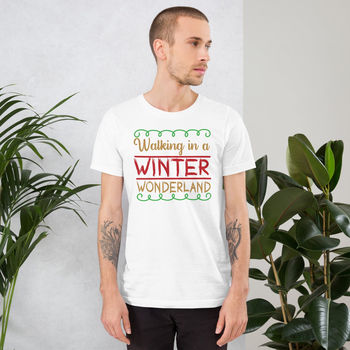 Walking In a Winter Wonderland - Unisex t-shirt