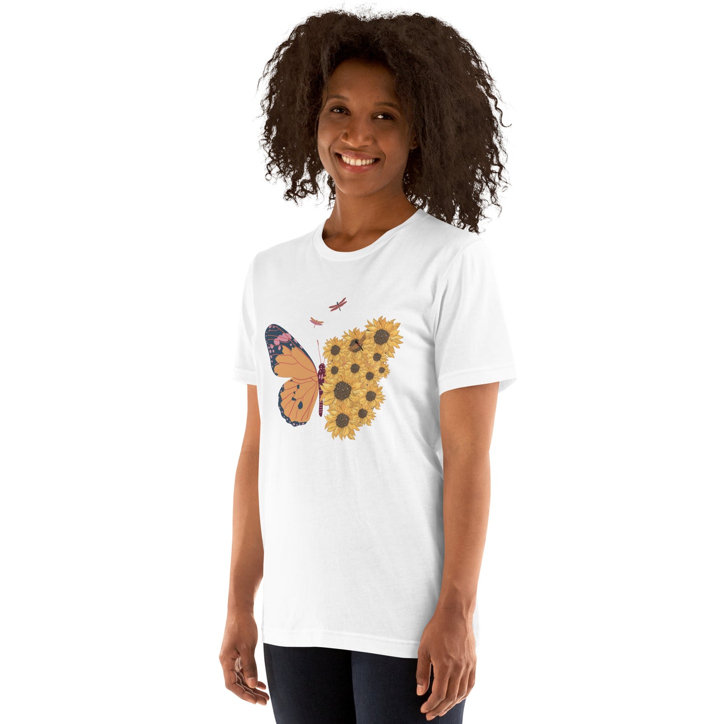 Butterfly And Sunflower - Unisex t-shirt