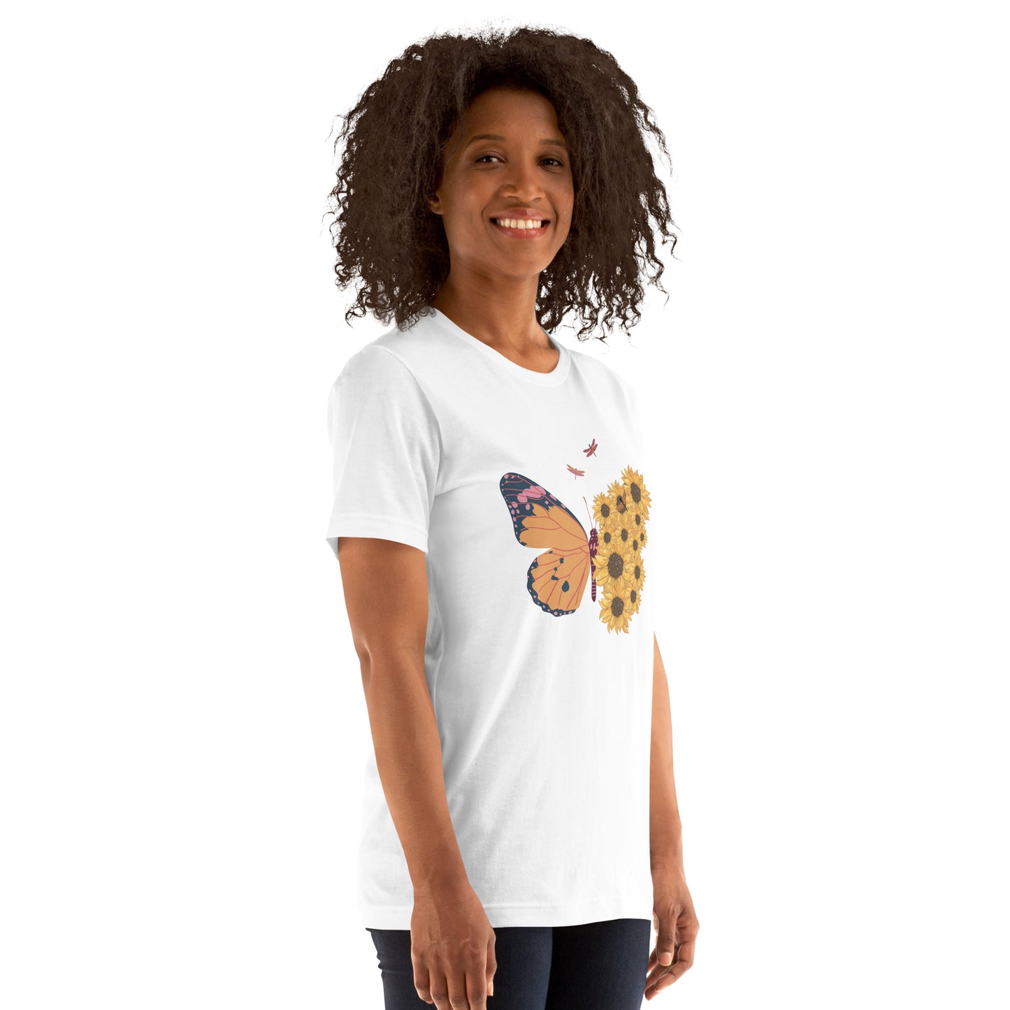 Butterfly And Sunflower - Unisex t-shirt