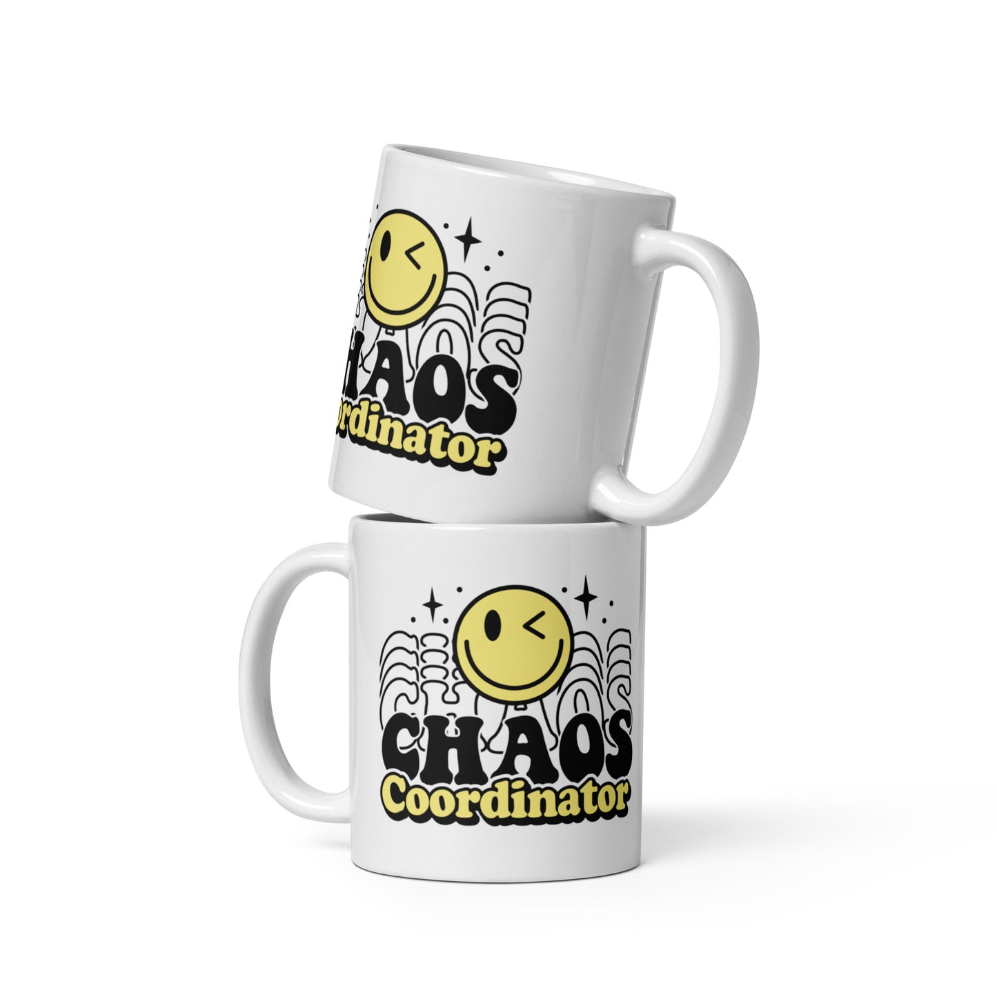 Chaos Cordinator - White glossy mug