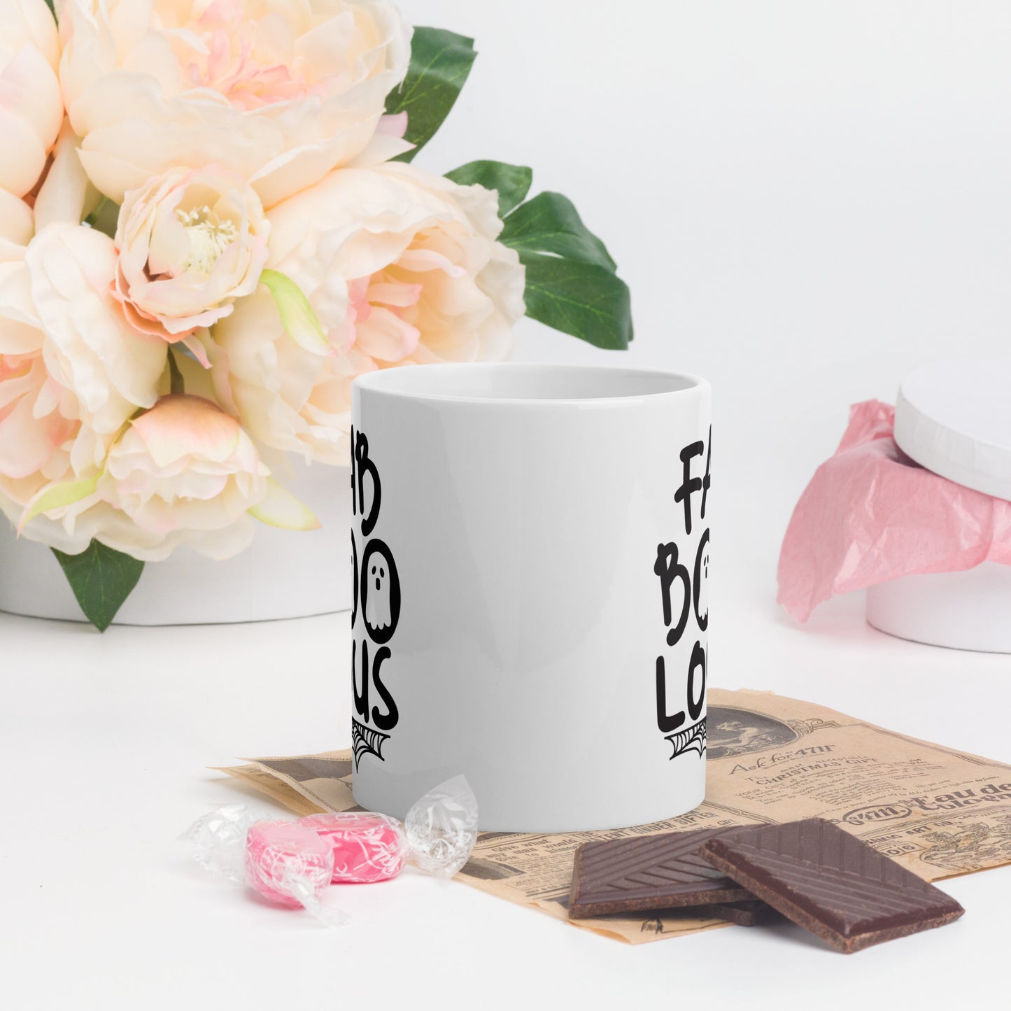 FABOOLOUS - White glossy mug